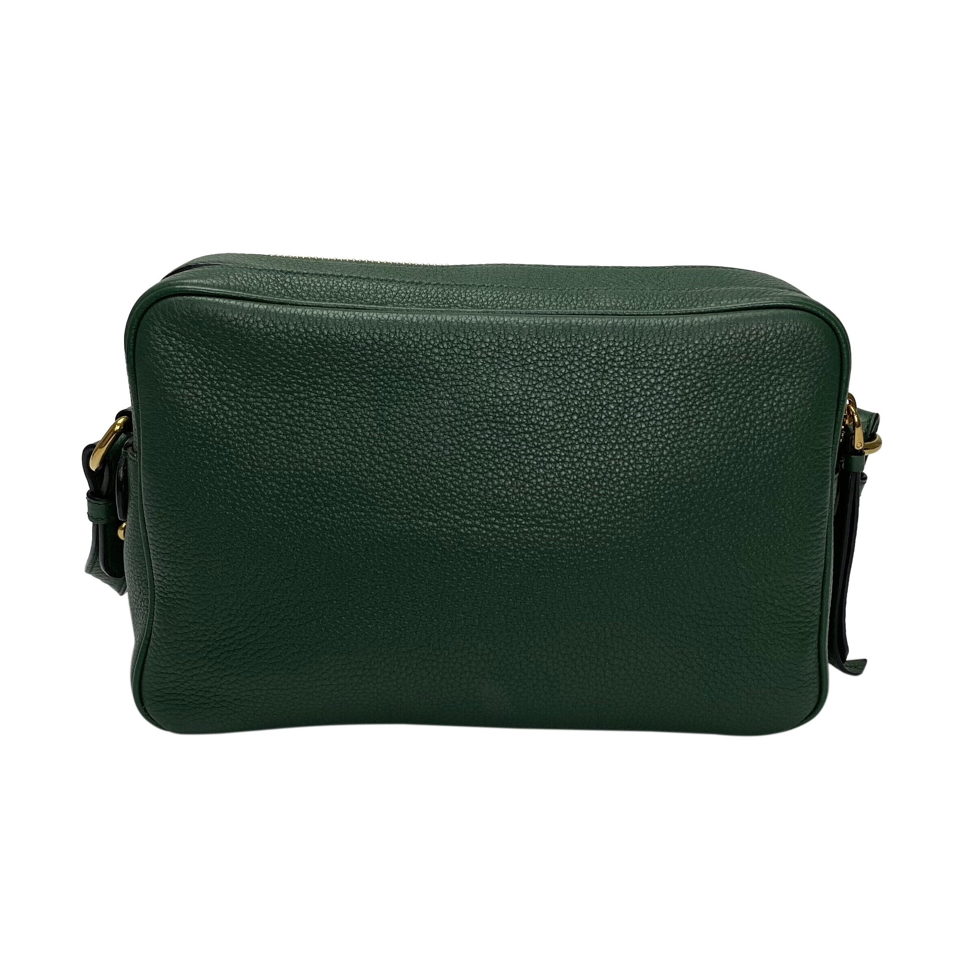 Bolsa Prada Crossbody Couro Verde
