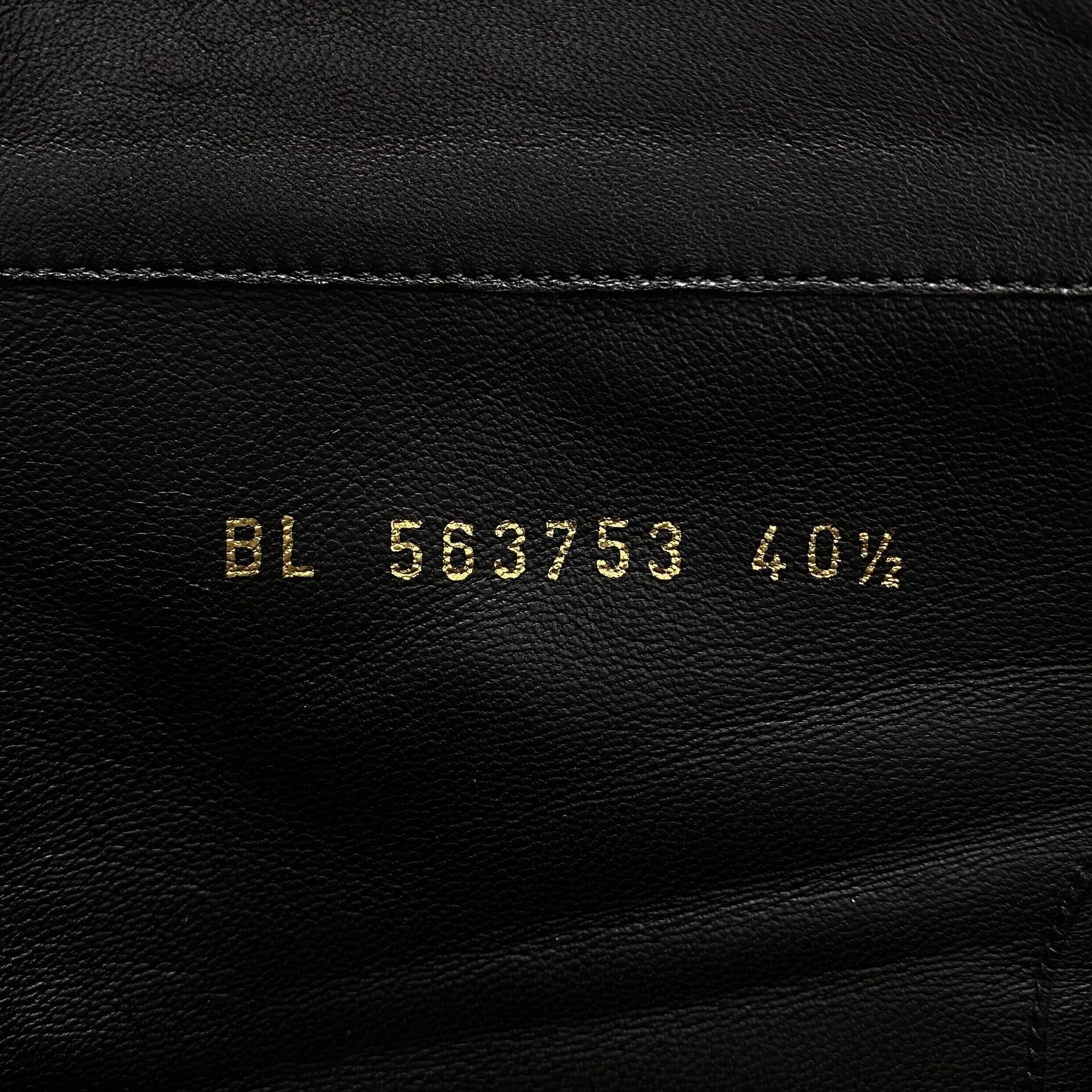 Bota Saint Laurent Opyum 105 Preta