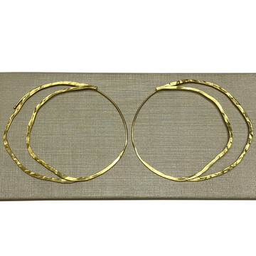 Par de Brincos HStern Argolas Contornos - Oscar Niemeyer