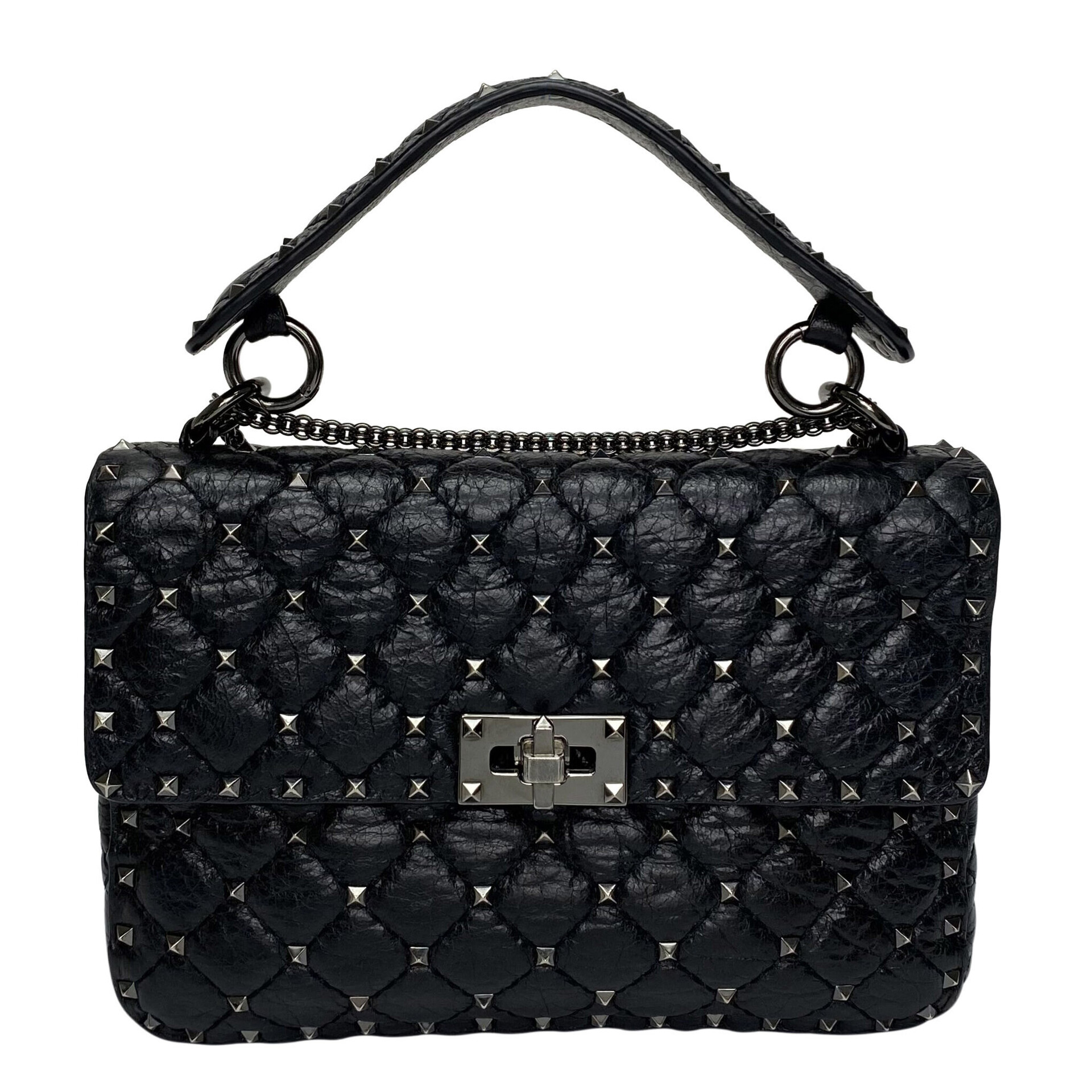 Bolsa Valentino Garavani Rockstud Preta