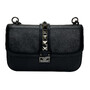 Bolsa Valentino Garavani Glam Lock Preta