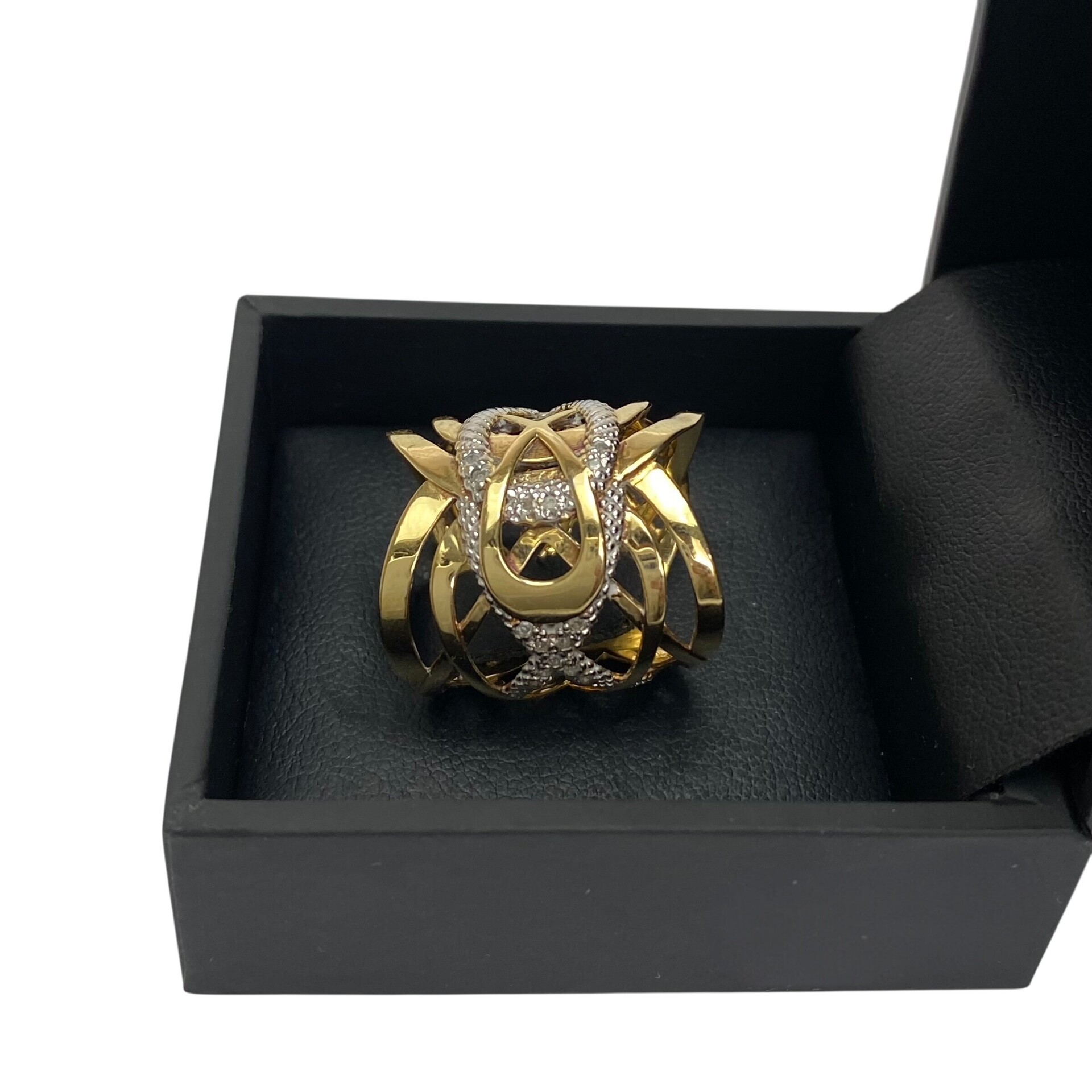 Anel Vivara Entrelace