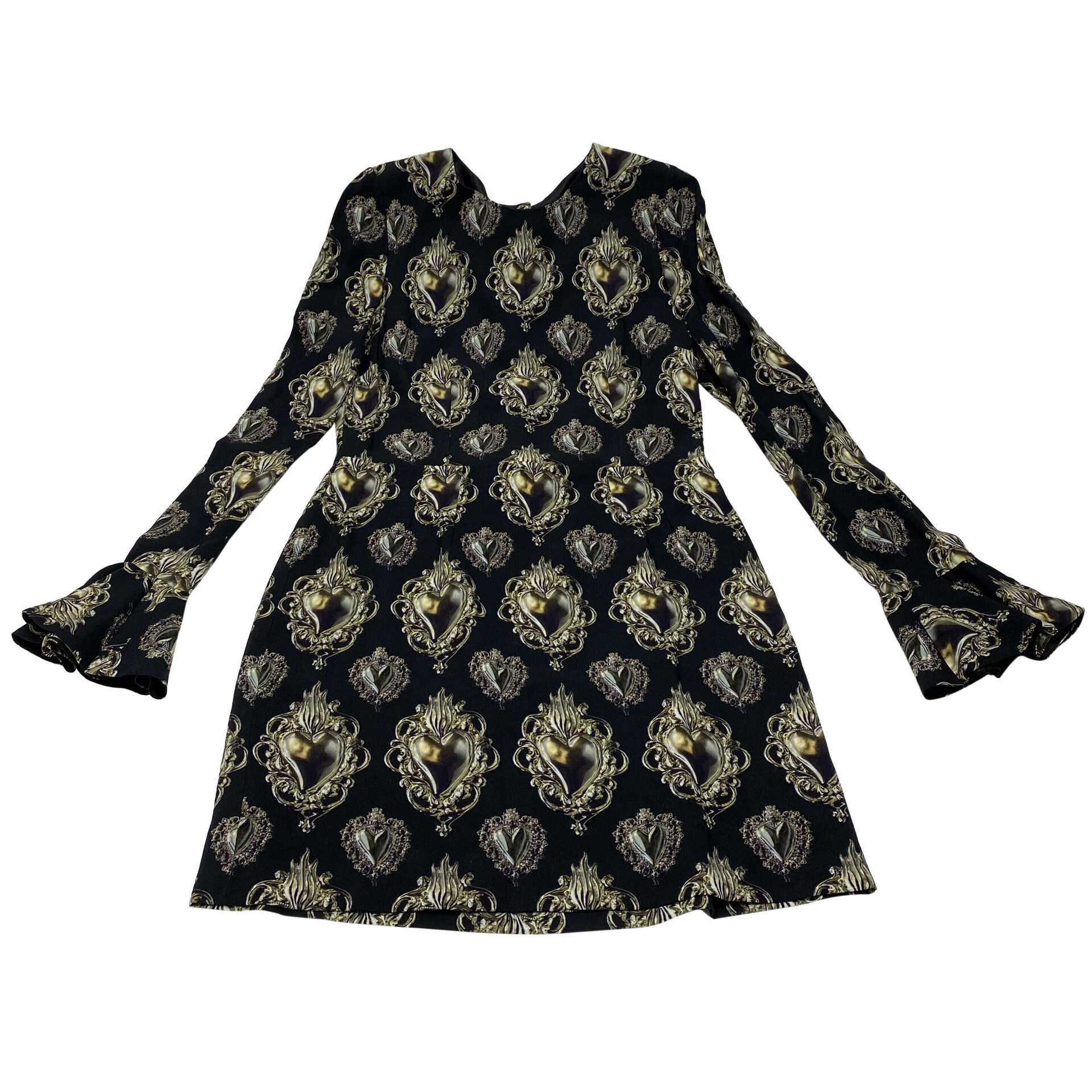 Vestido Dolce e Gabbana  Estampa Sacred Heart