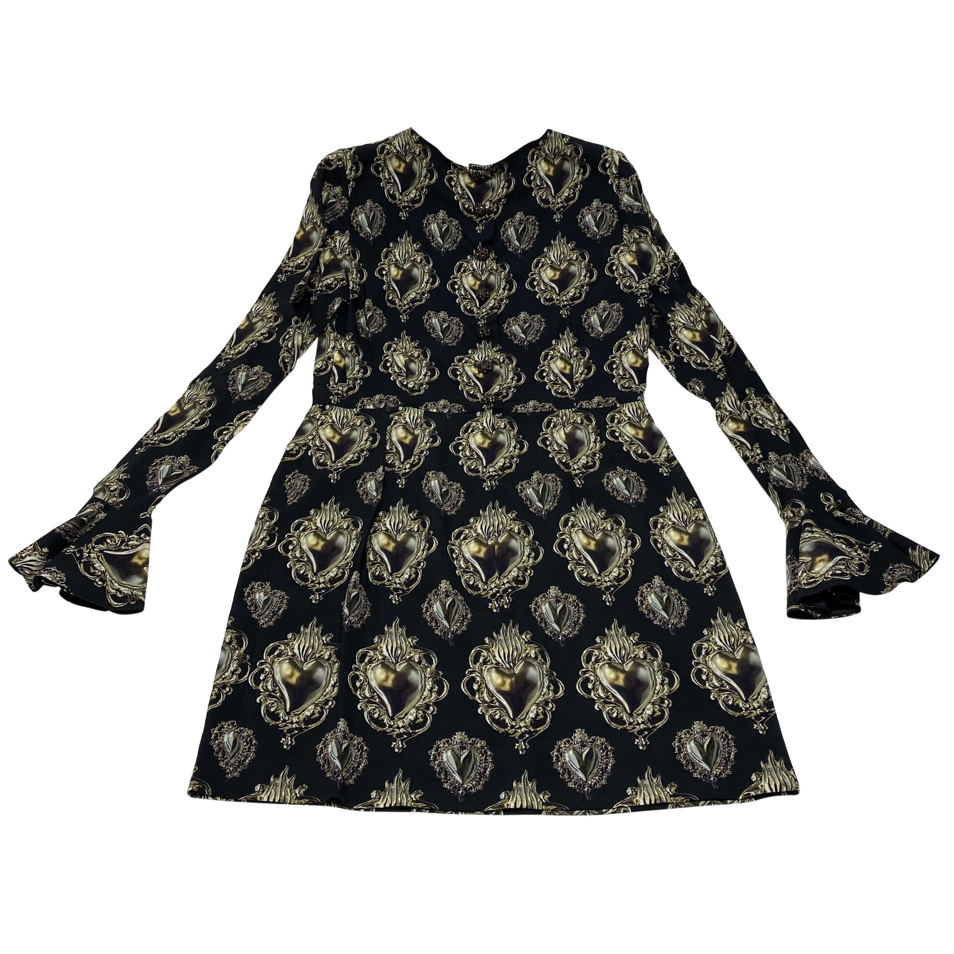 Vestido Dolce e Gabbana  Estampa Sacred Heart