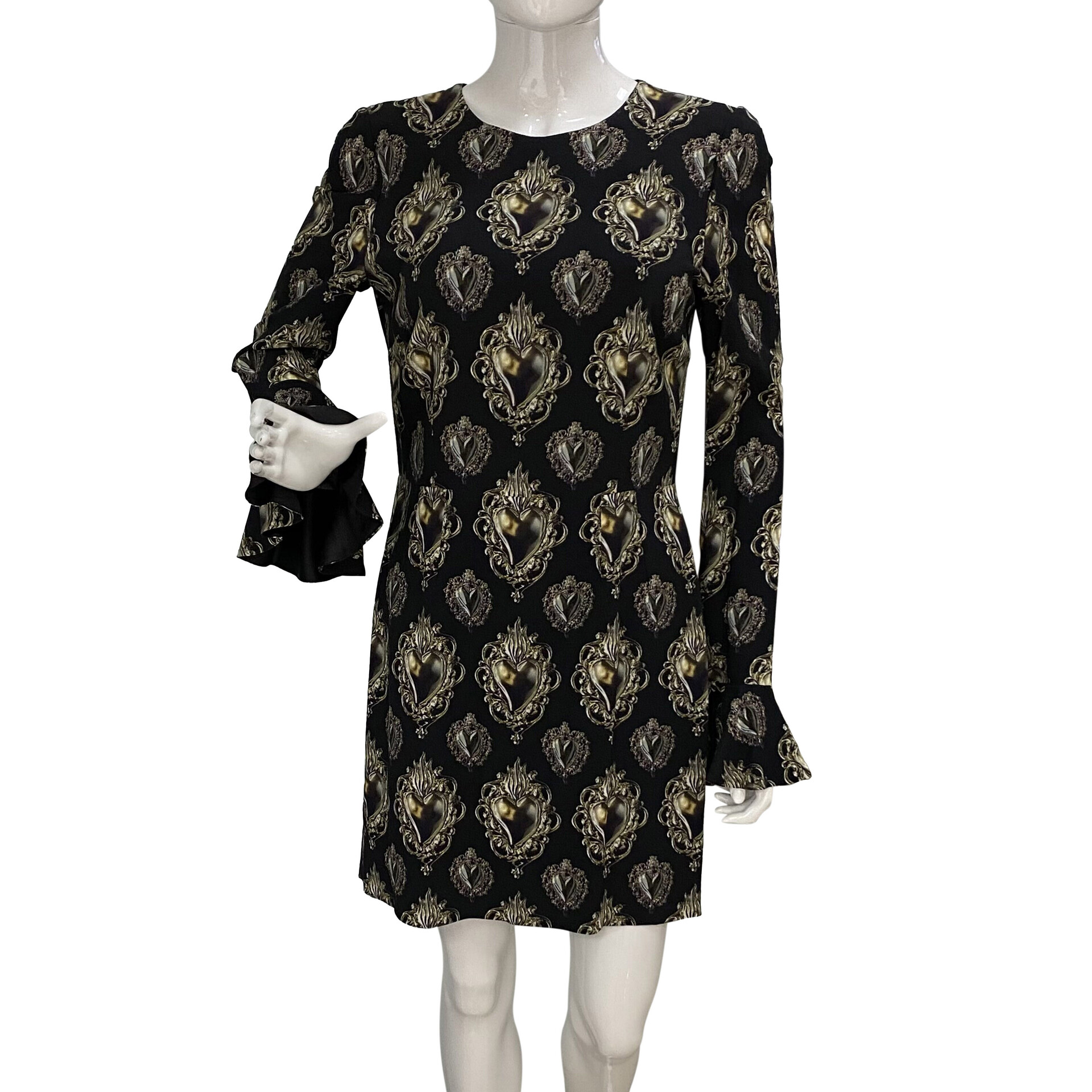 Vestido Dolce e Gabbana  Estampa Sacred Heart