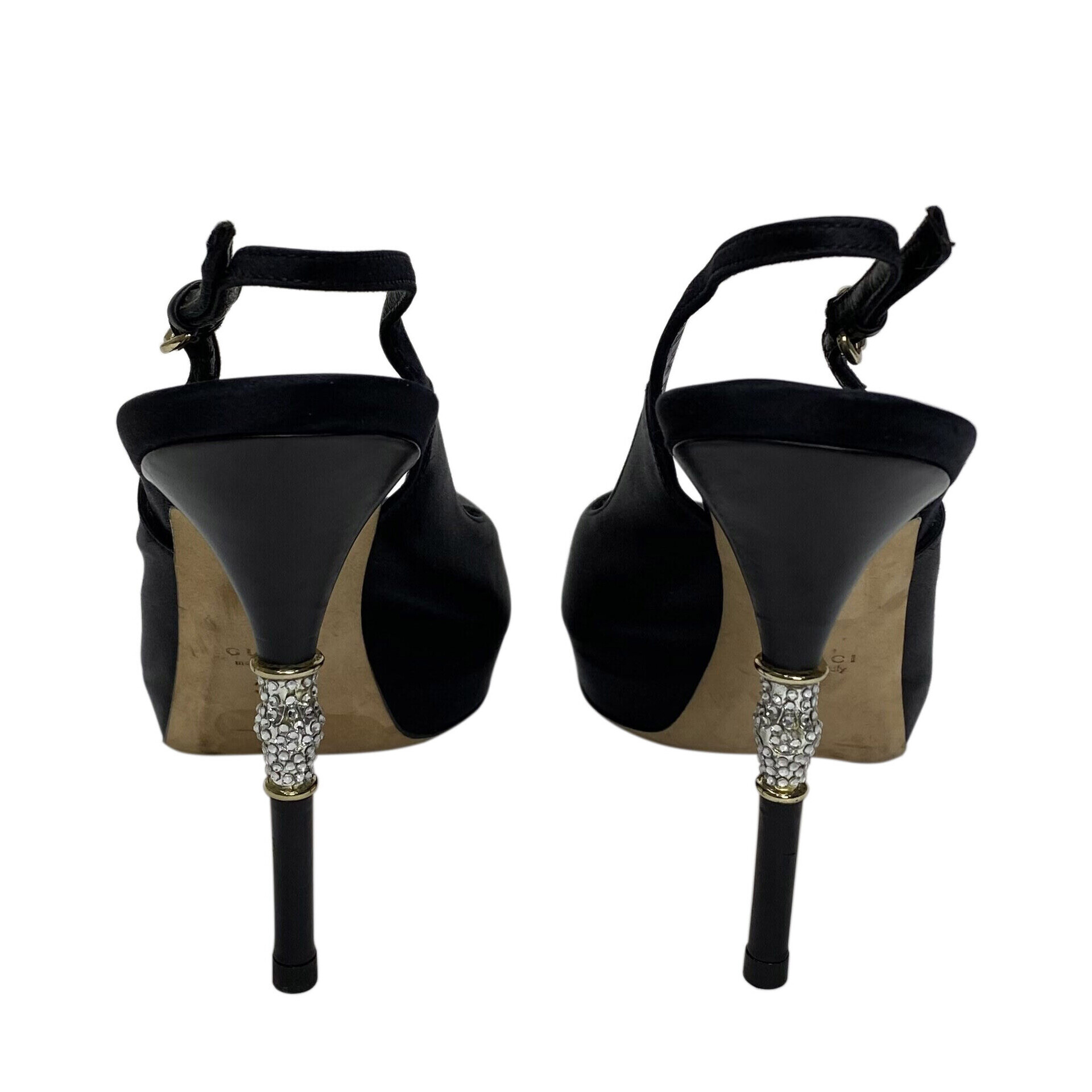 Peep Toe Gucci Preto