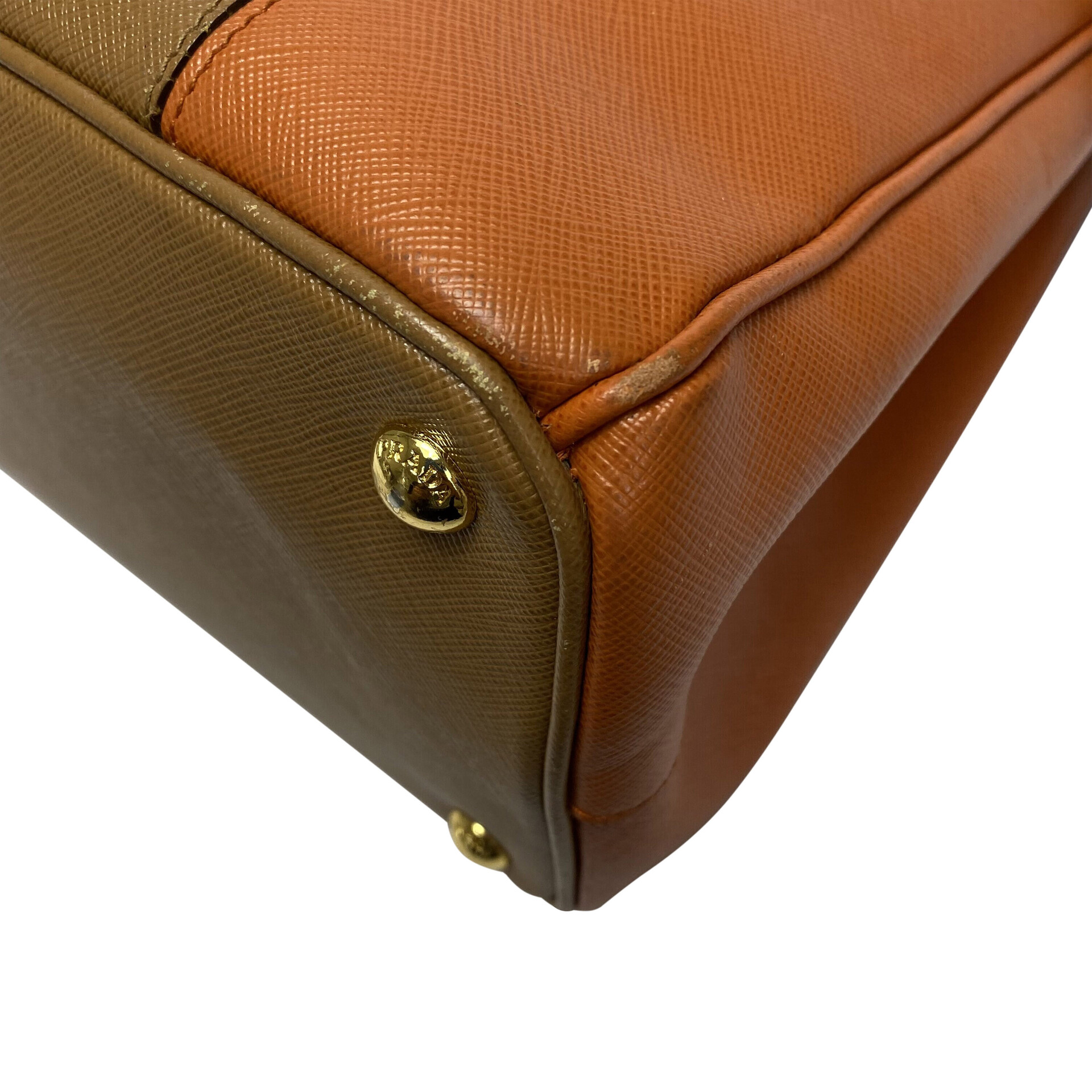 Bolsa Prada Galleria Couro Saffiano Bicolor