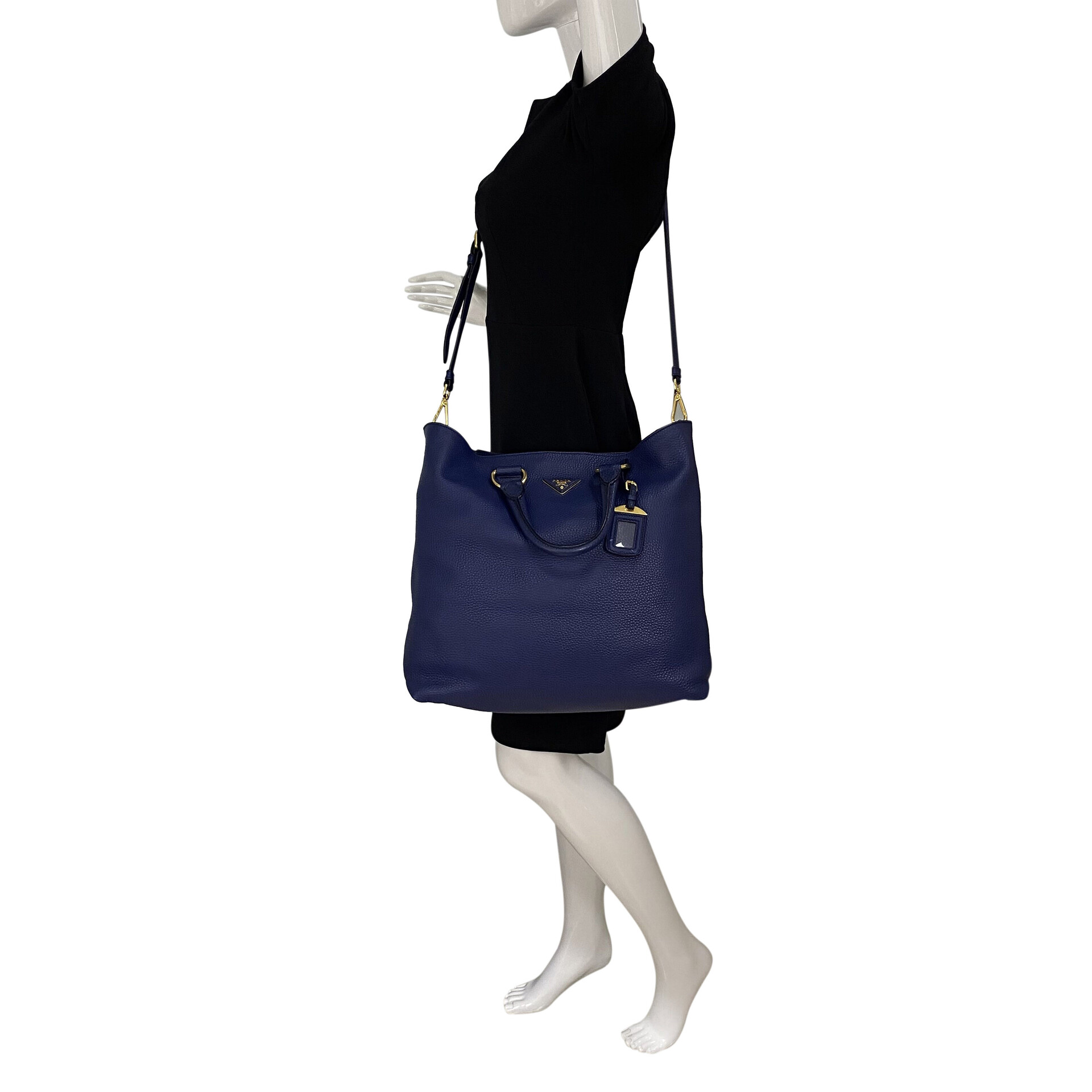 Bolsa Prada Couro Azul