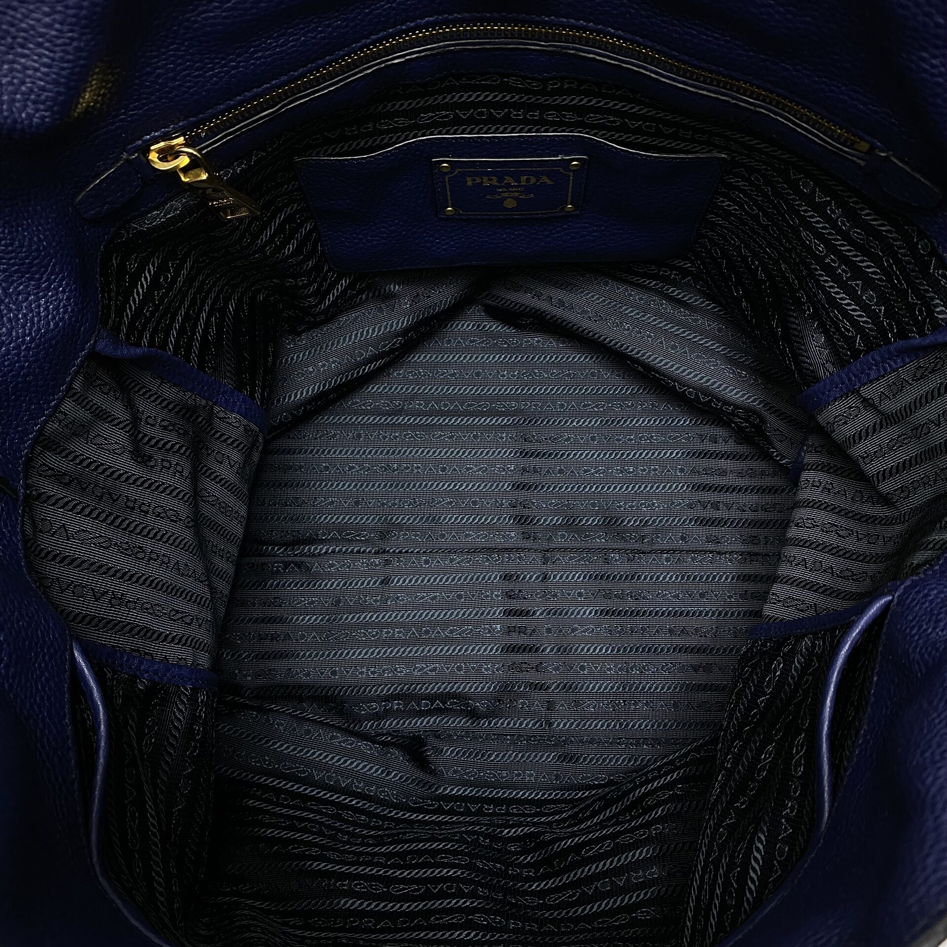 Bolsa Prada Couro Azul