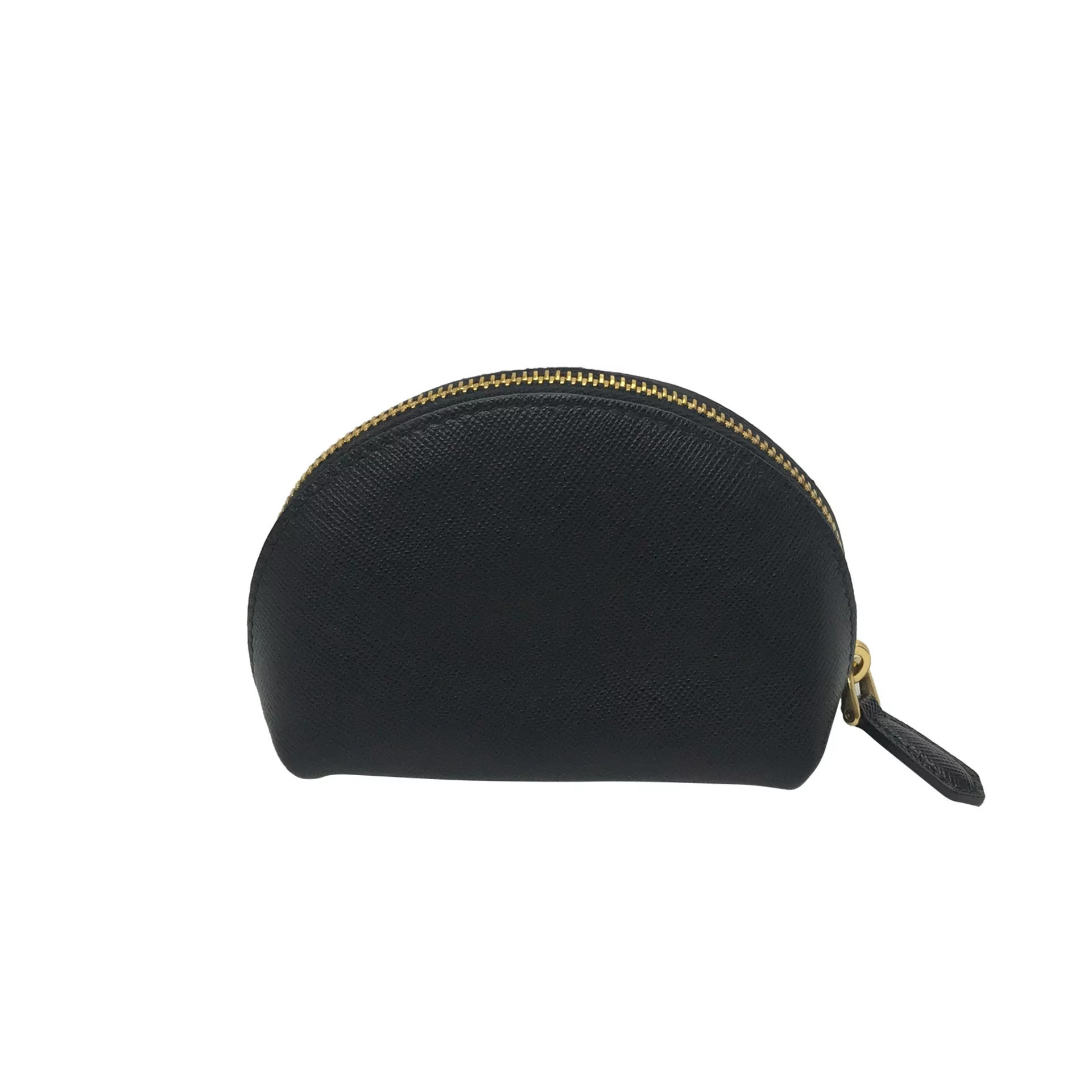 Porta-moedas Prada Couro Saffiano Preto