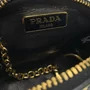 Porta-moedas Prada Couro Saffiano Preto