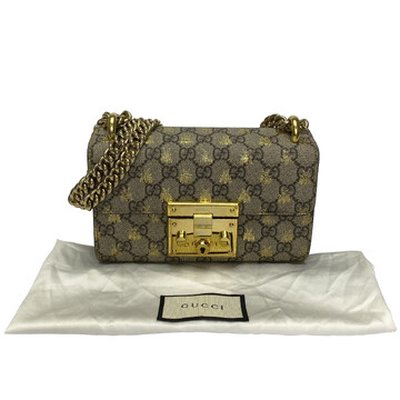 Bolsa Gucci Padlock Bee GG Supreme