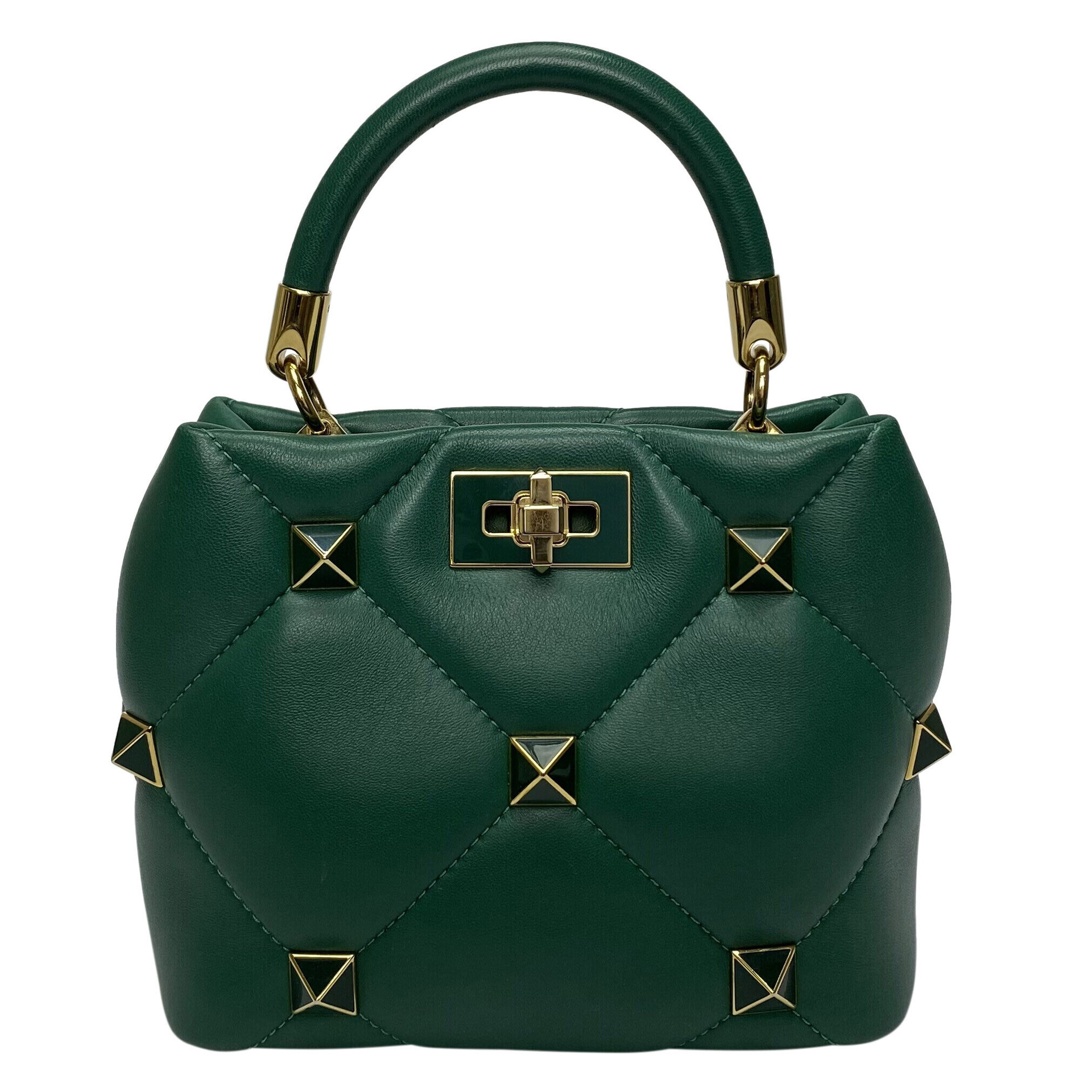 Bolsa Valentino Garavani Roman Stud Verde