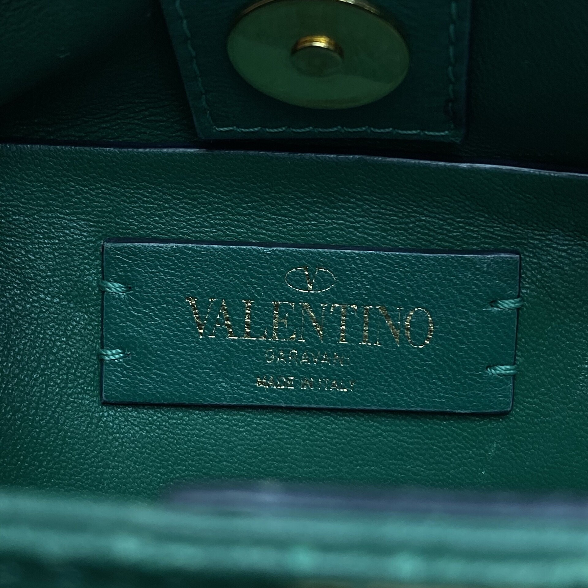 Bolsa Valentino Garavani Roman Stud Verde