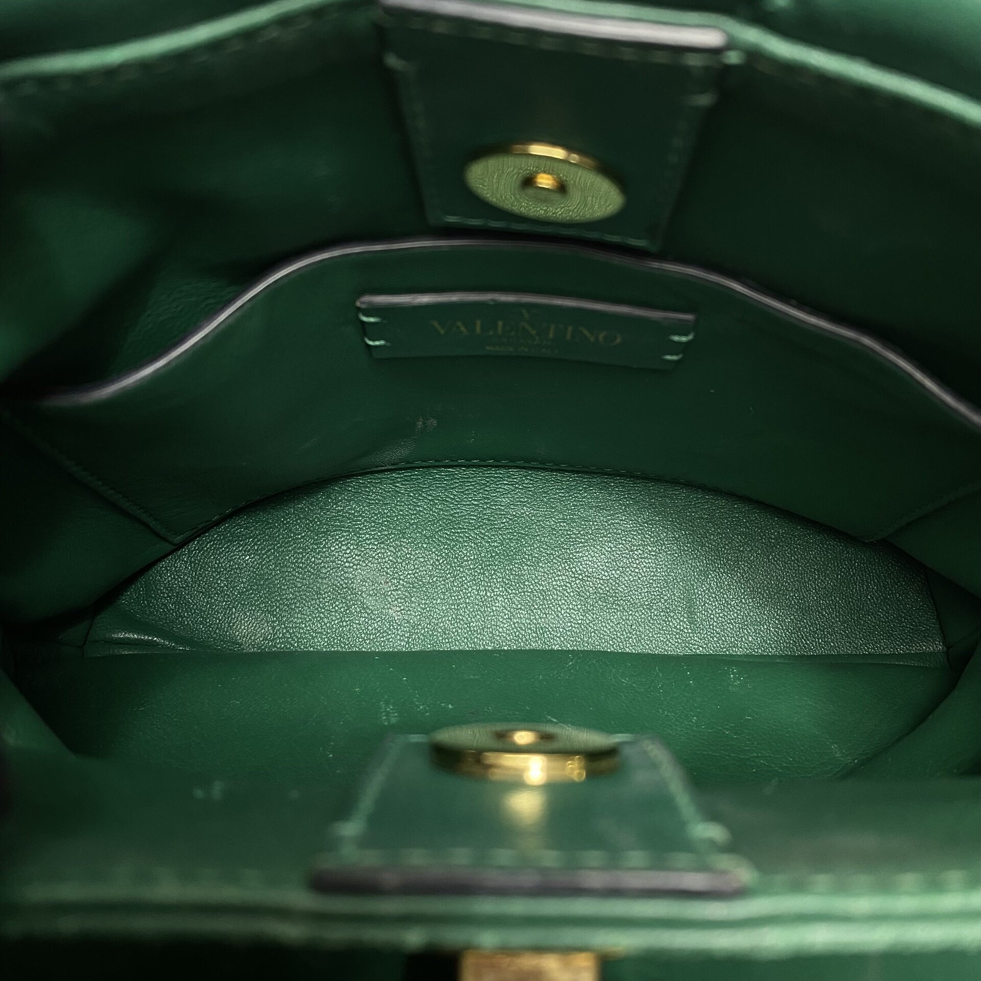 Bolsa Valentino Garavani Roman Stud Verde