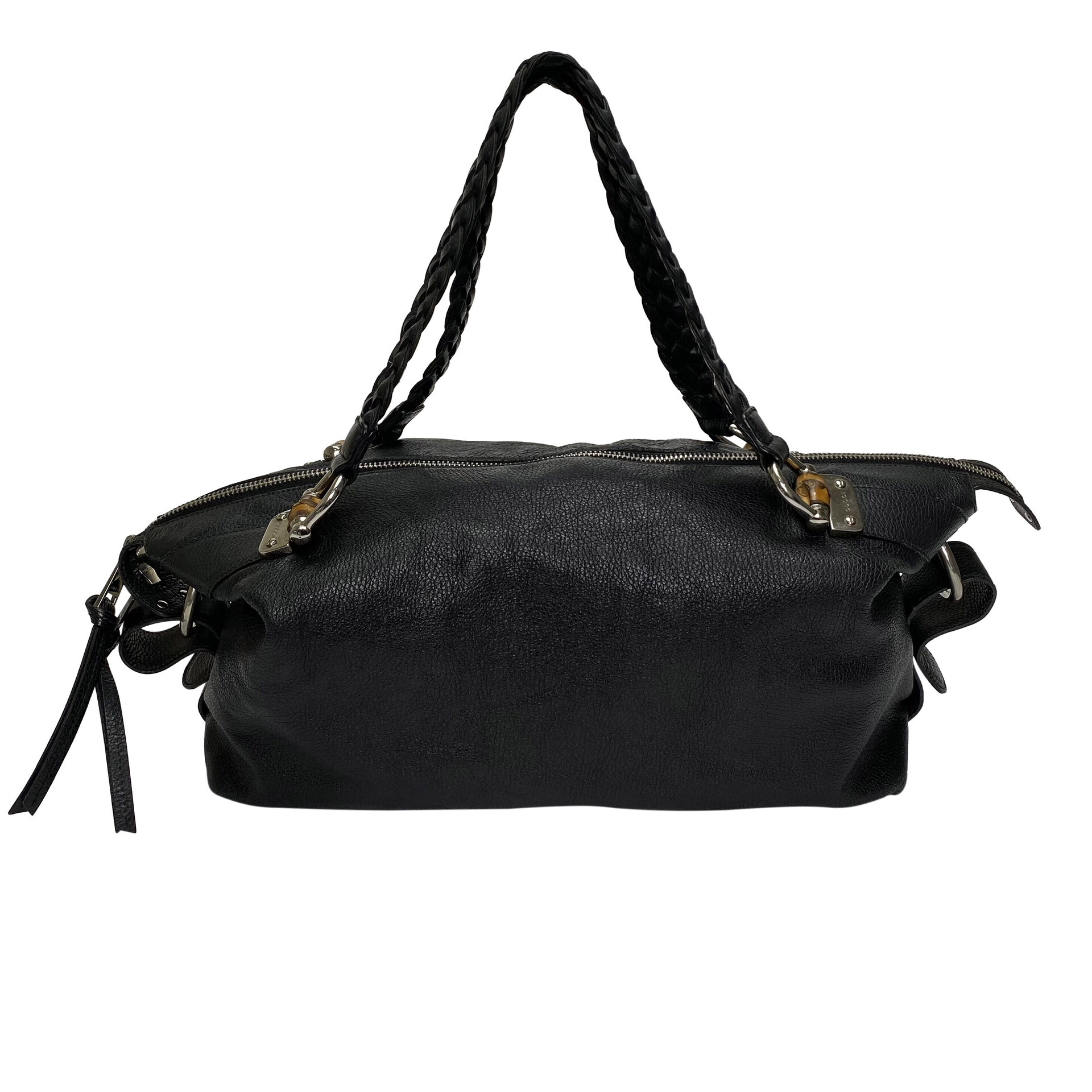 Bolsa Gucci Bamboo Bar Preta