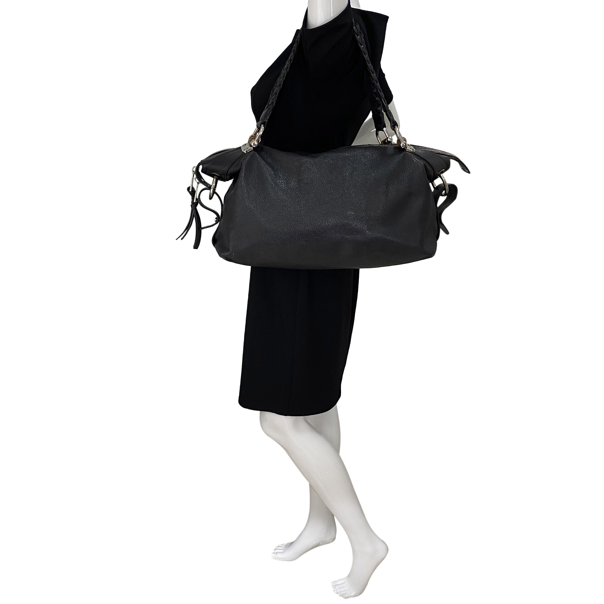 Bolsa Gucci Bamboo Bar Preta