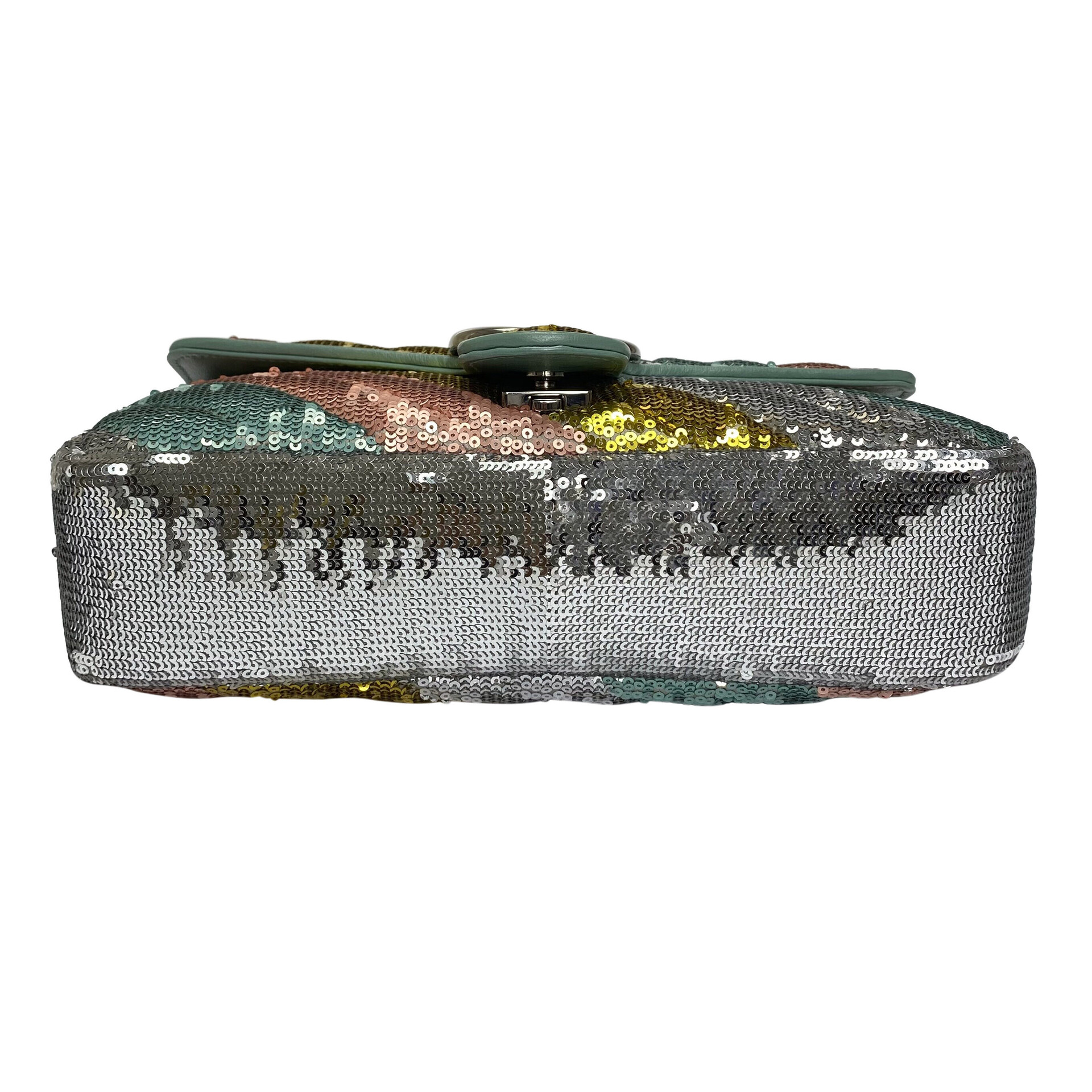 Bolsa Gucci GG Marmont Paetês Colorida