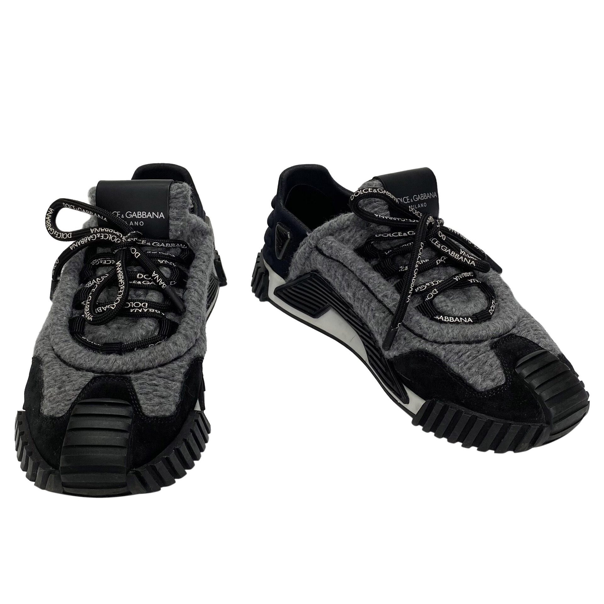 Tênis Dolce & Gabbana NS1 Cinza e Preto