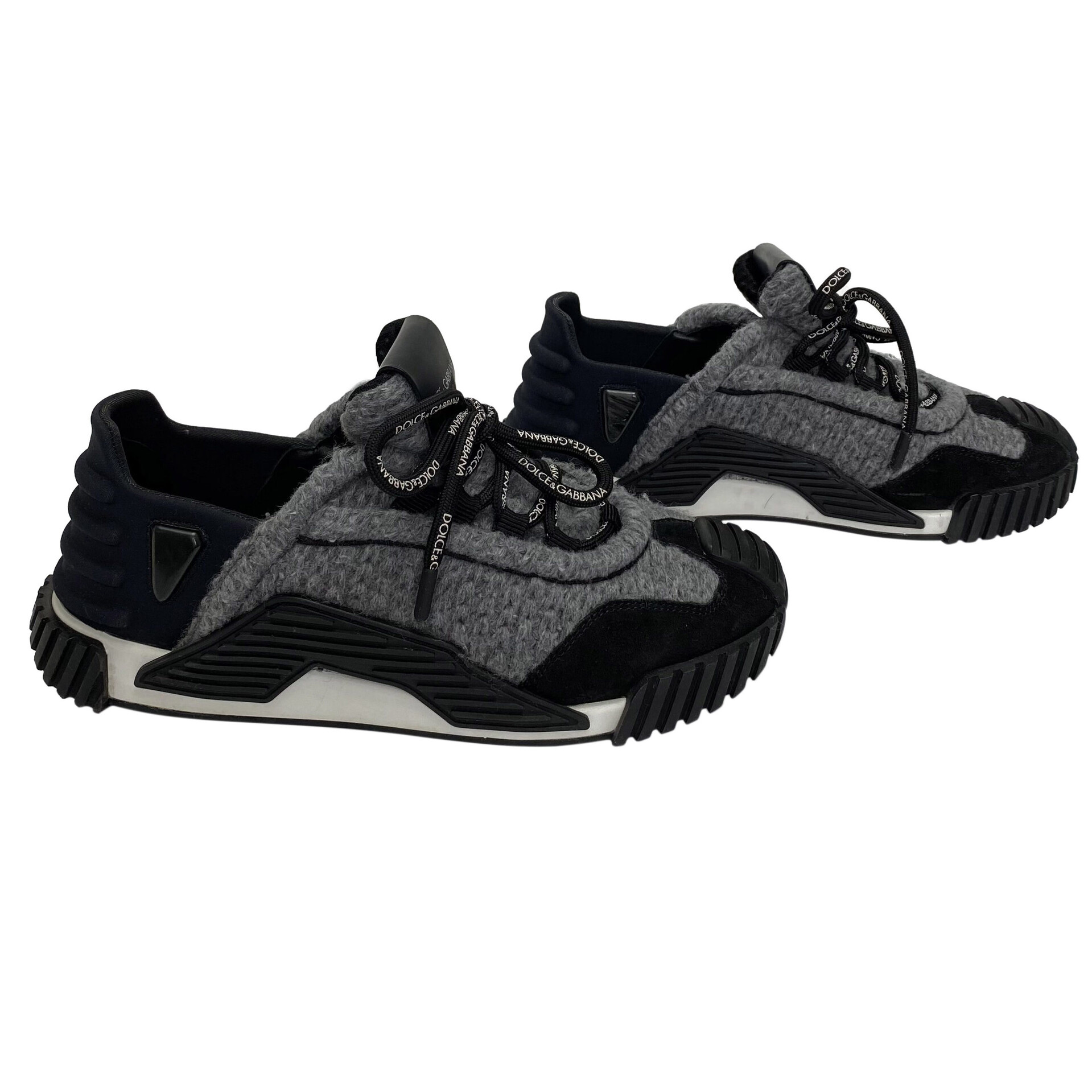Tênis Dolce & Gabbana NS1 Cinza e Preto