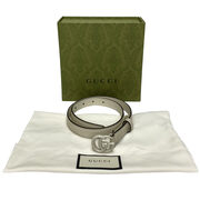 Cinto Gucci GG Off White - Fino
