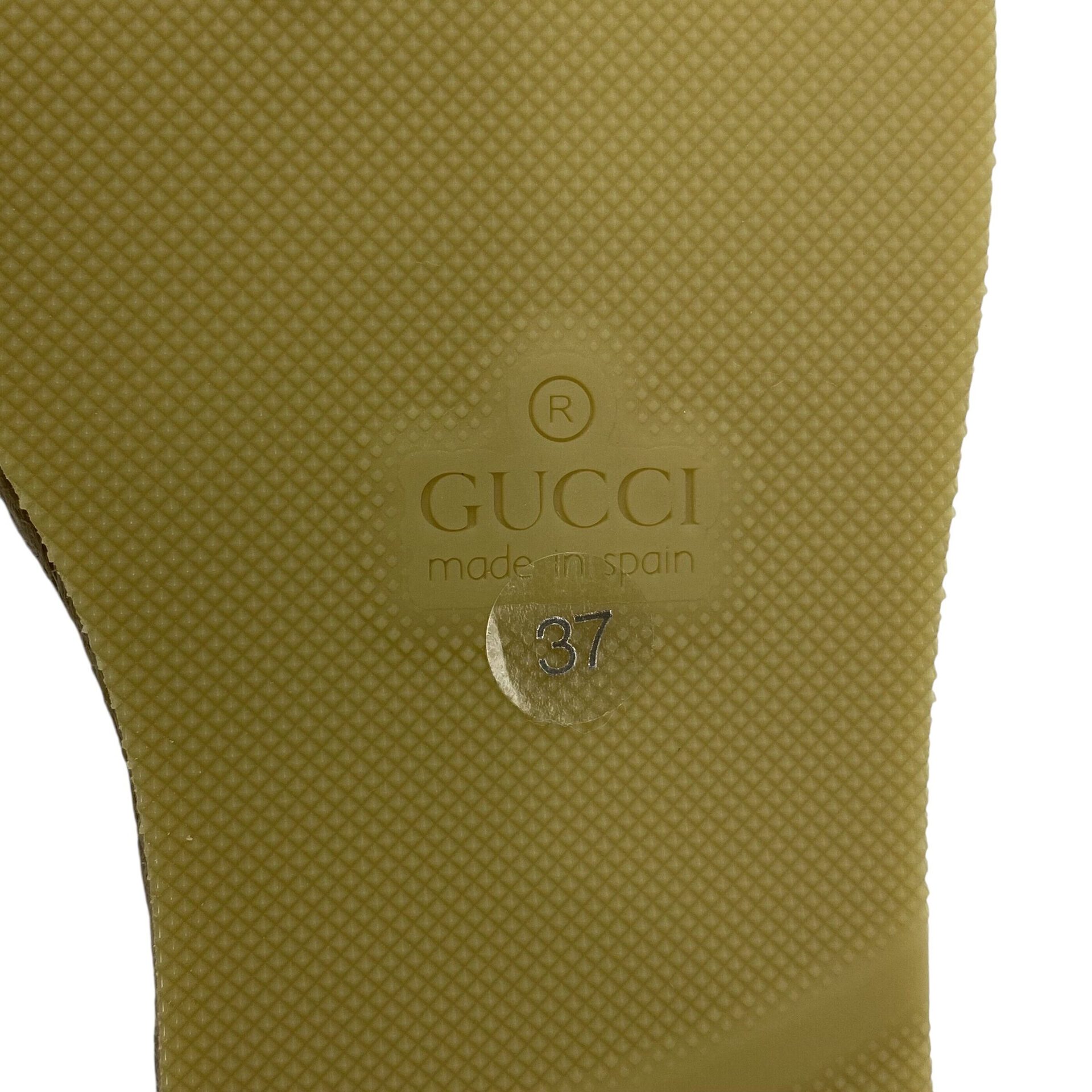 Sandália Espadrille Gucci Anabela Monograma