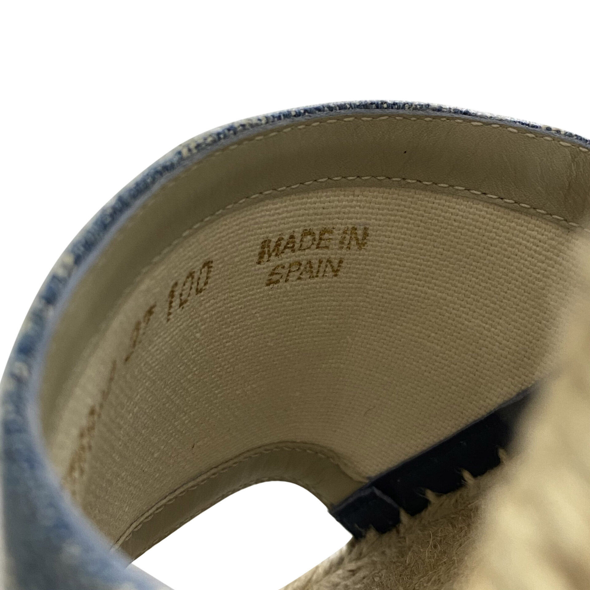 Sandália Espadrille Gucci Anabela Monograma