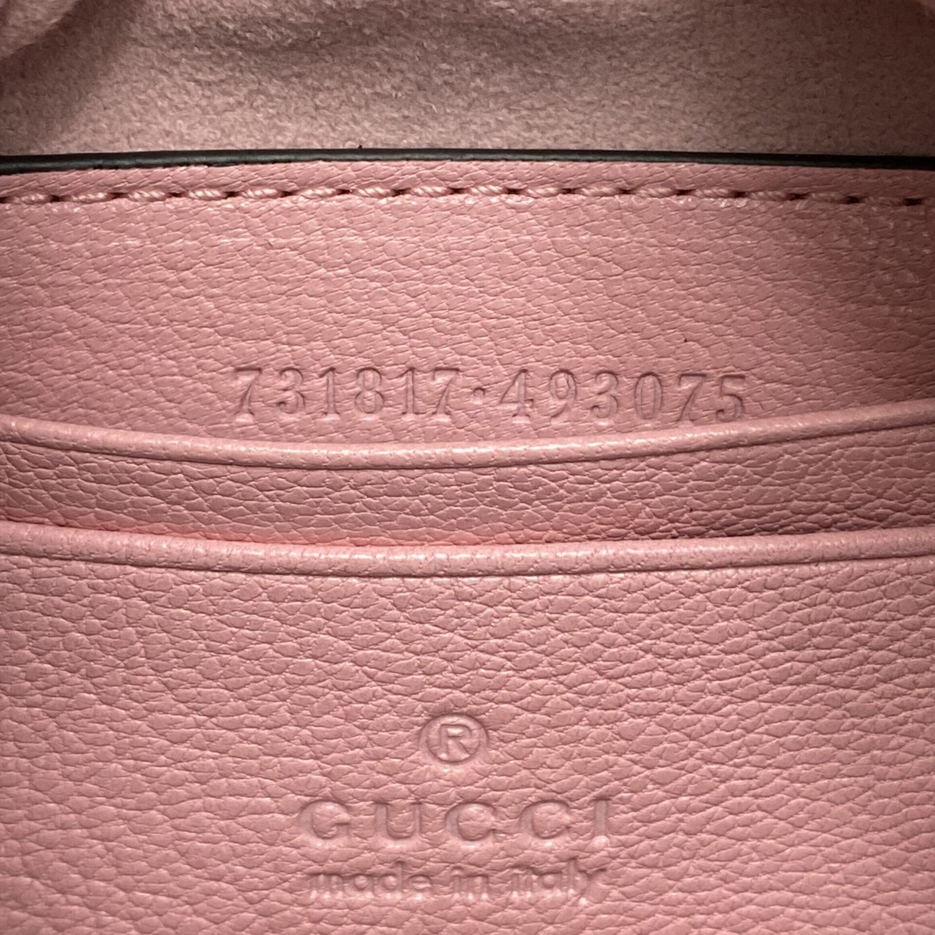 Bolsa Gucci Aphrodite Couro Rosa