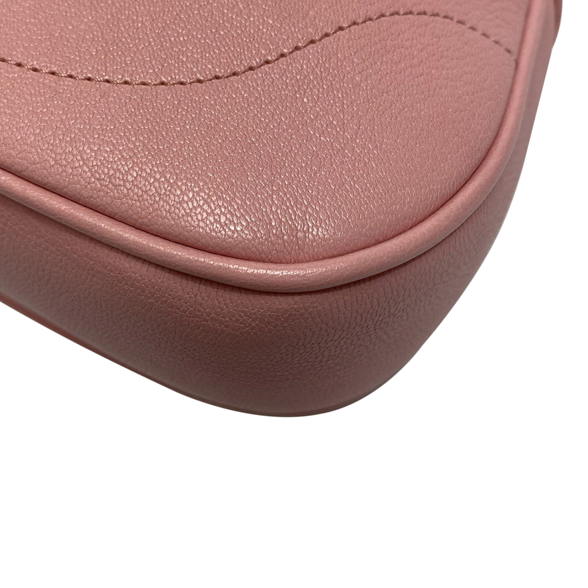 Bolsa Gucci Aphrodite Couro Rosa