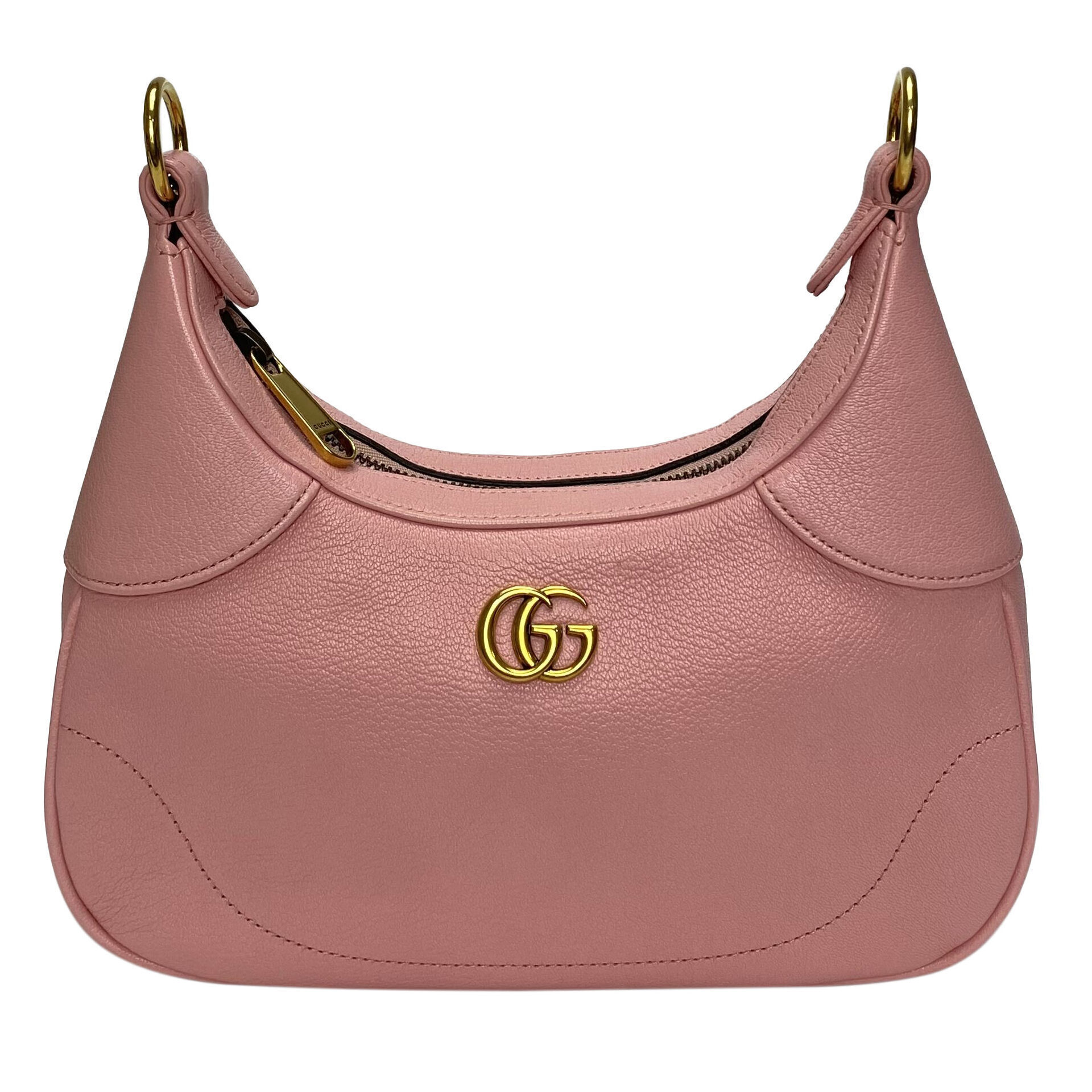 Bolsa Gucci Aphrodite Couro Rosa