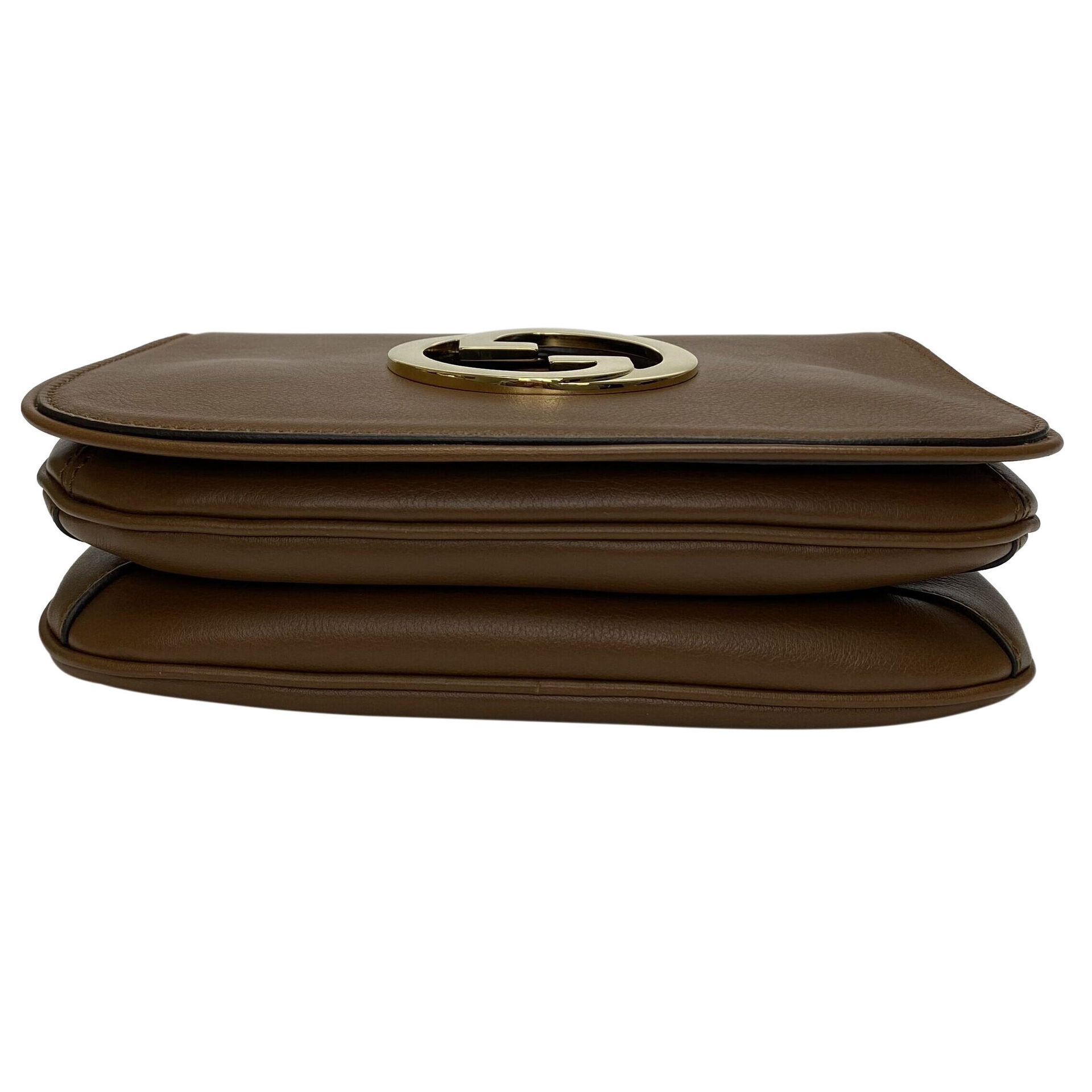 Bolsa Gucci Blondie Tiracolo Mini Marrom