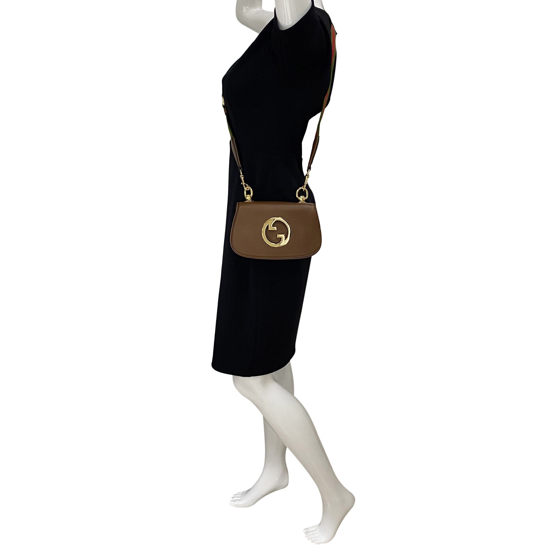 Bolsa Gucci Blondie Tiracolo Mini Marrom