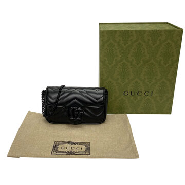 Bolsa Gucci GG Marmont Super Mini Preta
