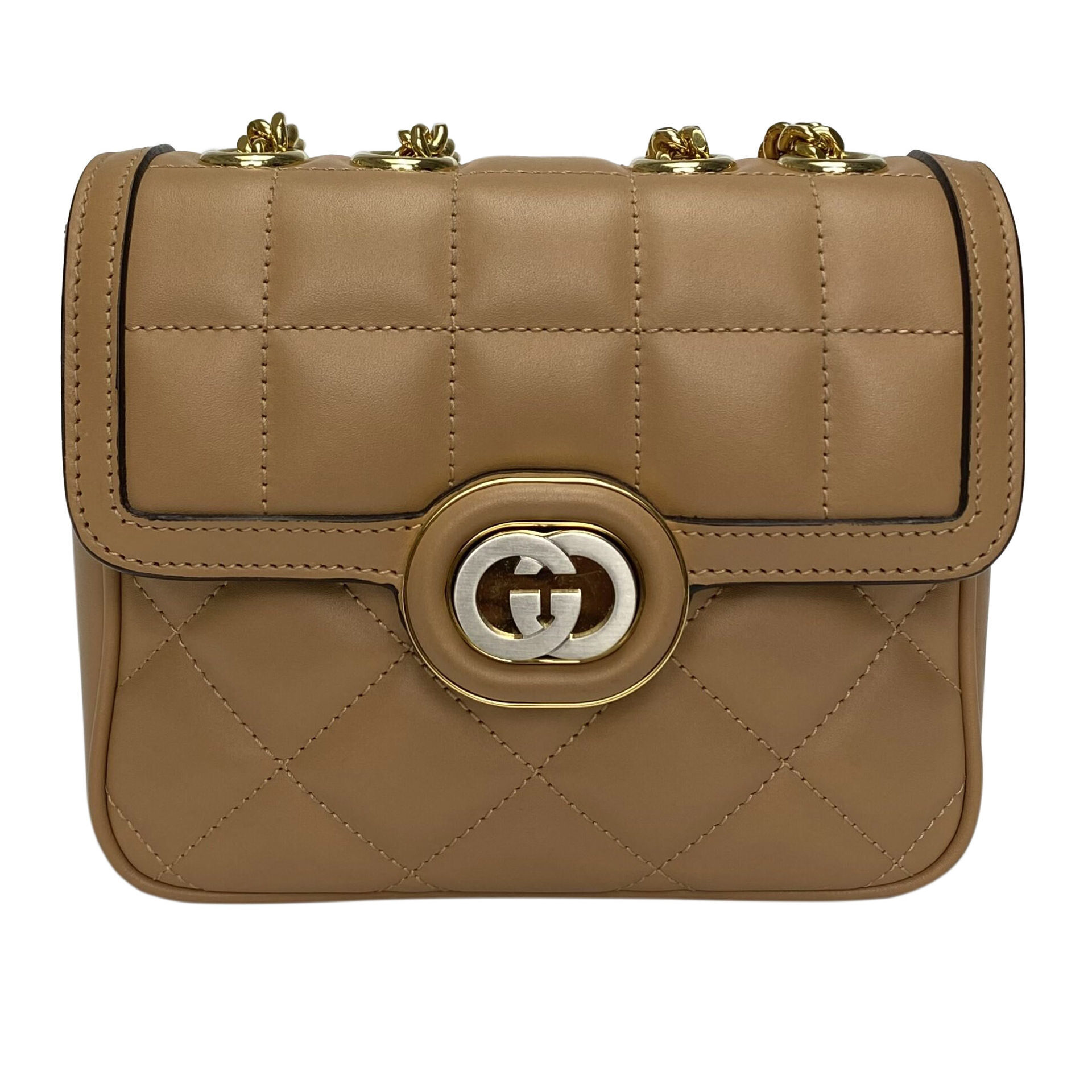 Bolsa Gucci Deco Bege