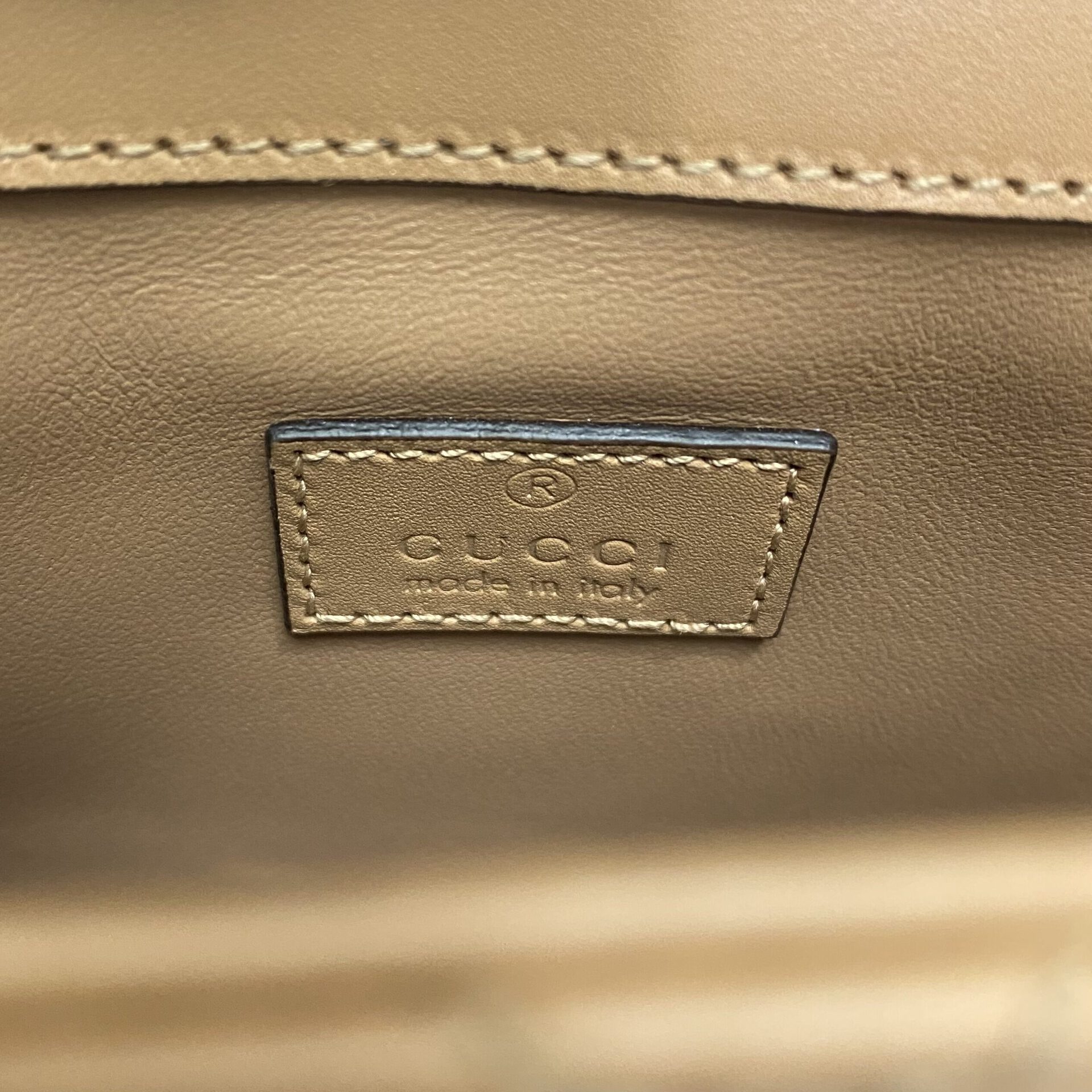 Bolsa Gucci Deco Bege