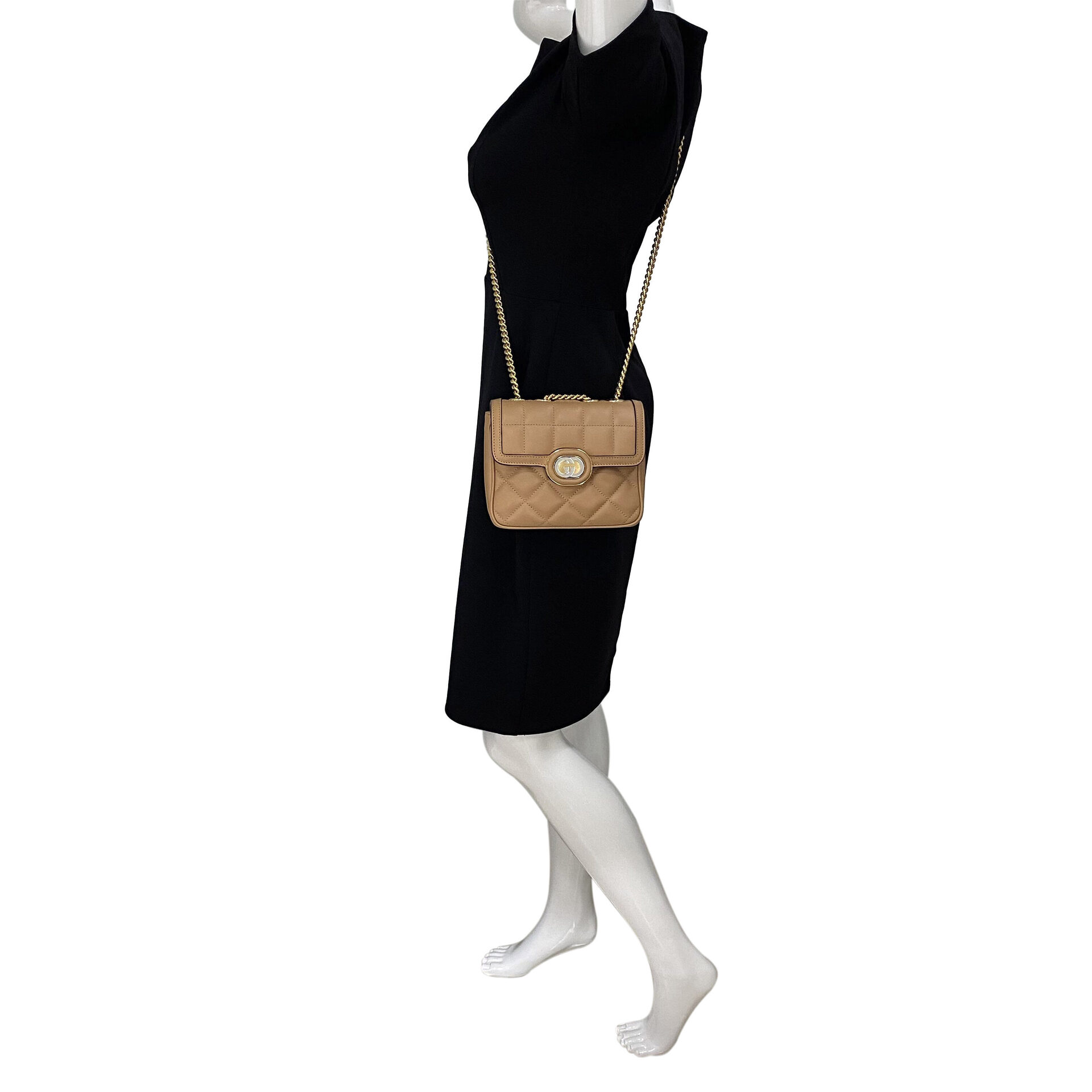 Bolsa Gucci Deco Bege