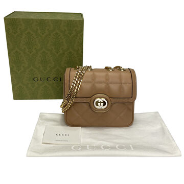 Bolsa Gucci Deco Bege