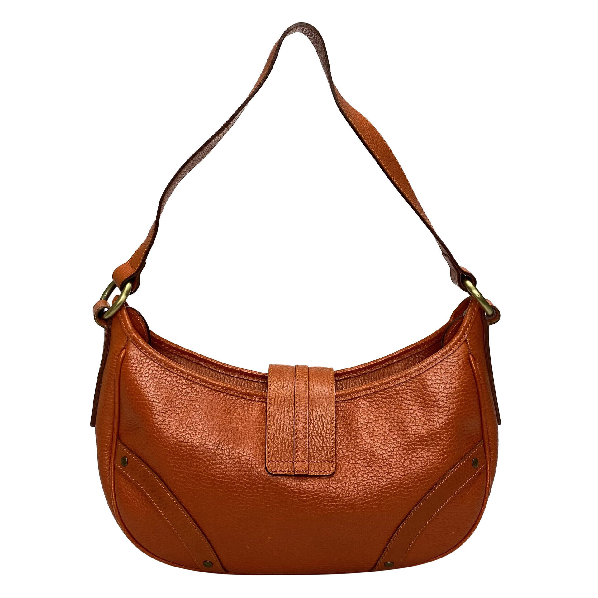 Bolsa Burberry Couro Laranja