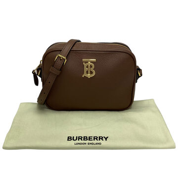 Bolsa Burberry TB Camera Couro Marrom