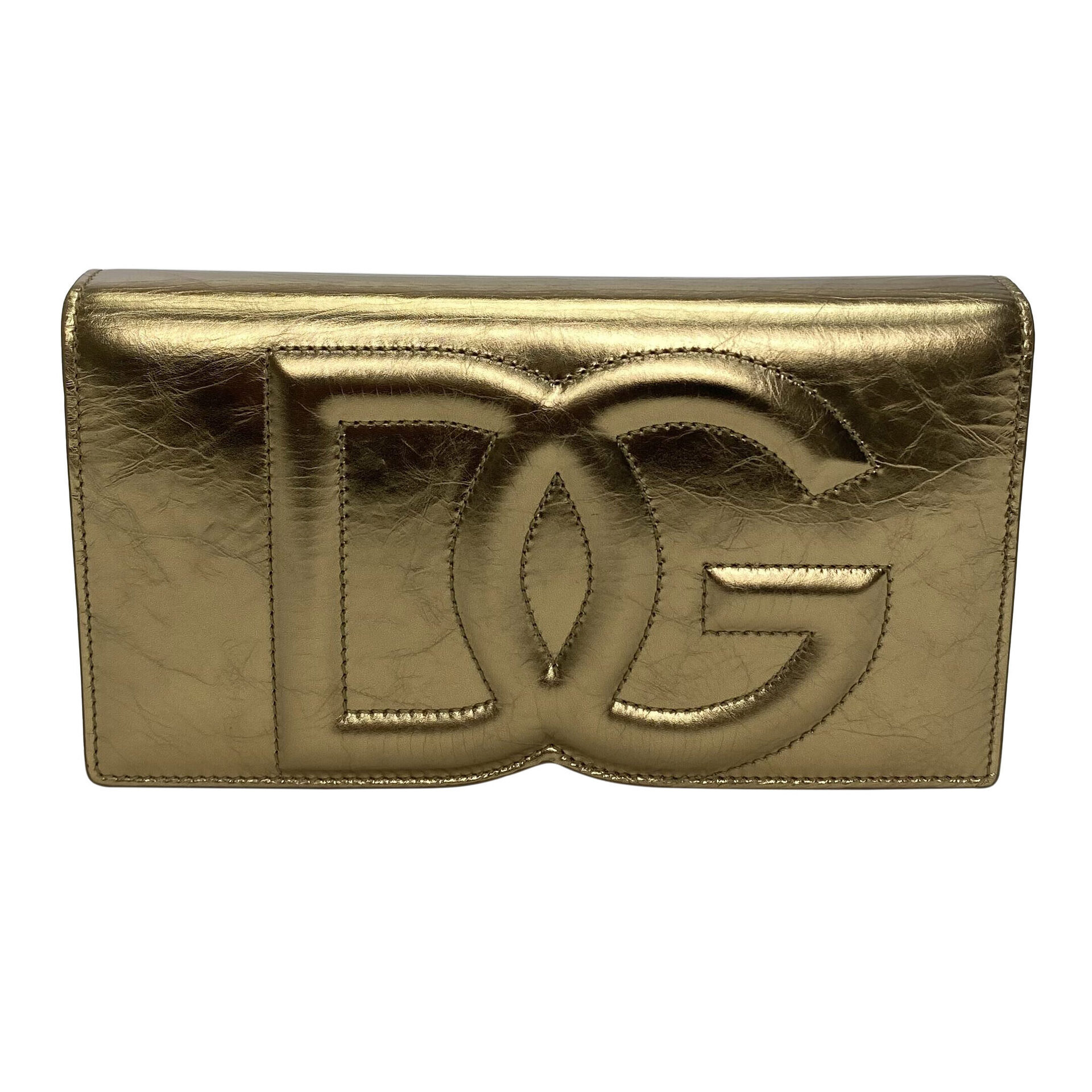 Bolsa Dolce & Gabbana Metalizada Logo DG