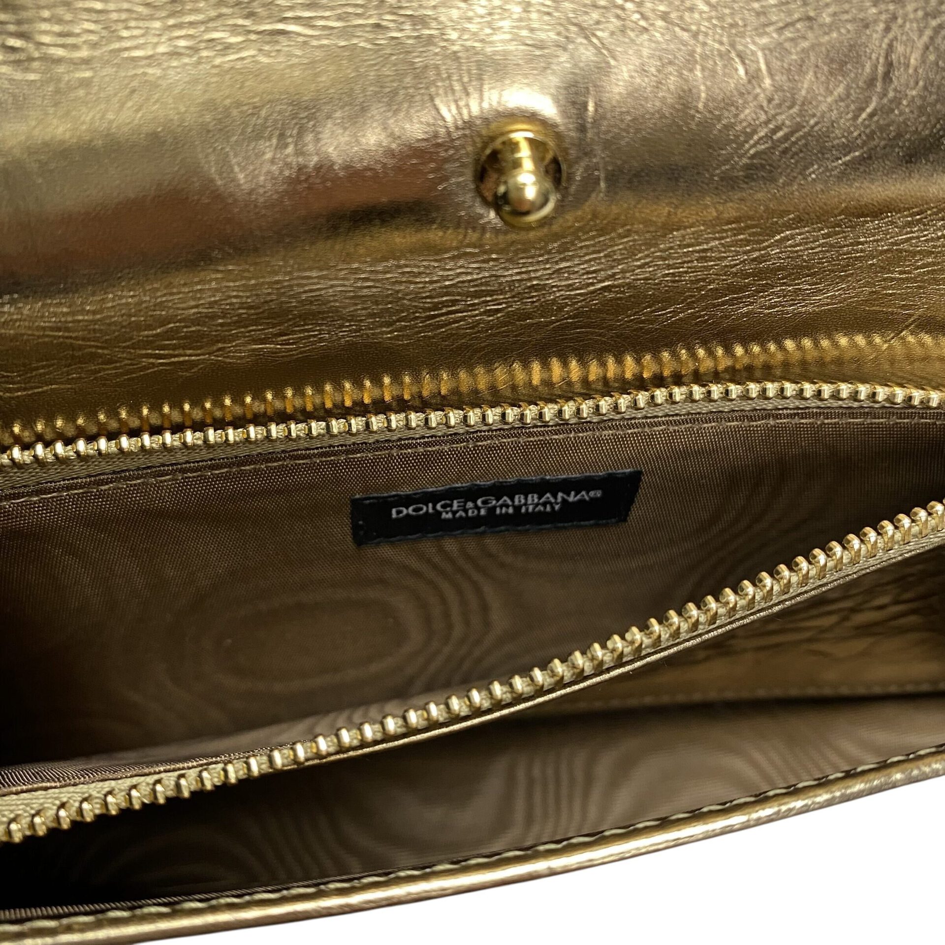 Bolsa Dolce & Gabbana Metalizada Logo DG