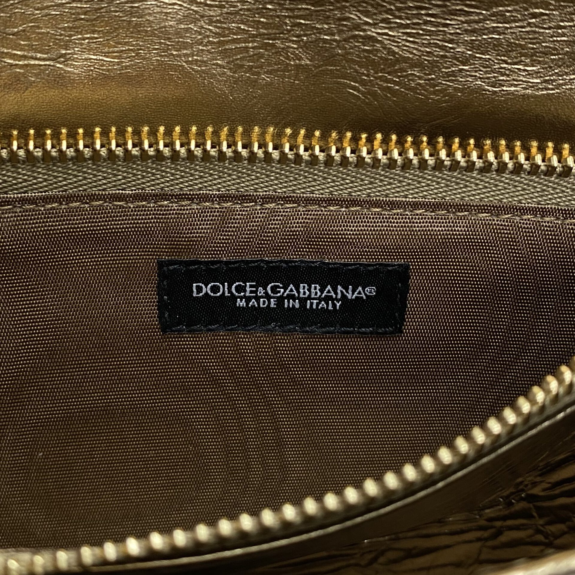 Bolsa Dolce & Gabbana Metalizada Logo DG