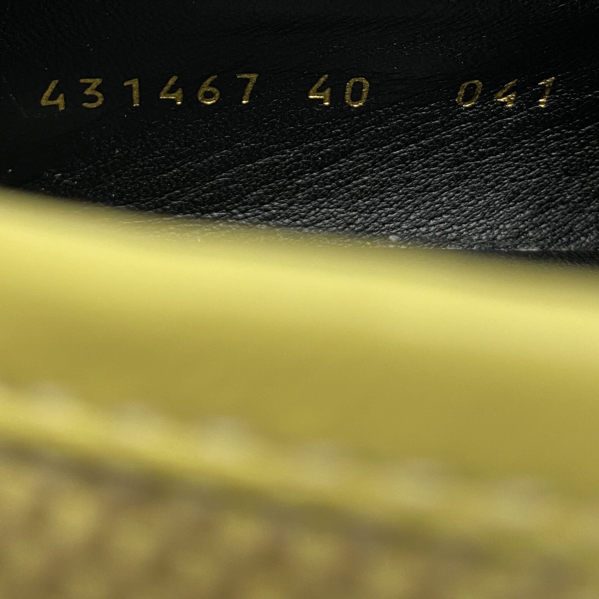 Mocassim Gucci Jordaan Amarelo