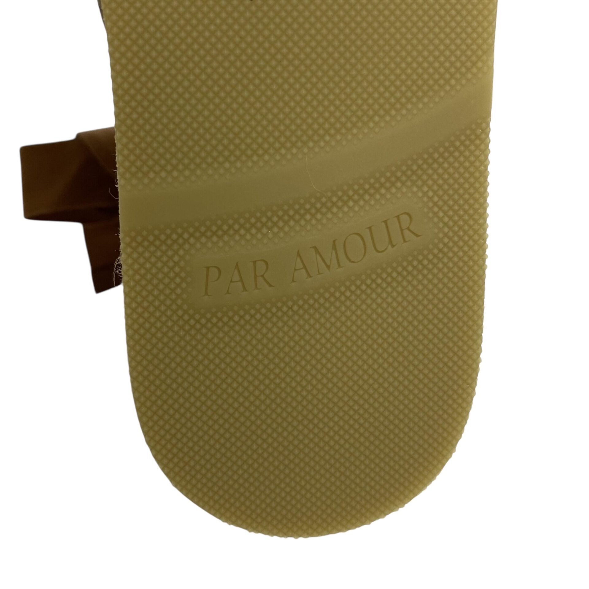 Sandália Espadrille Gucci Anabela Caramelo