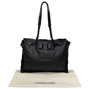 Bolsa Salvatore Ferragamo Couro Preto