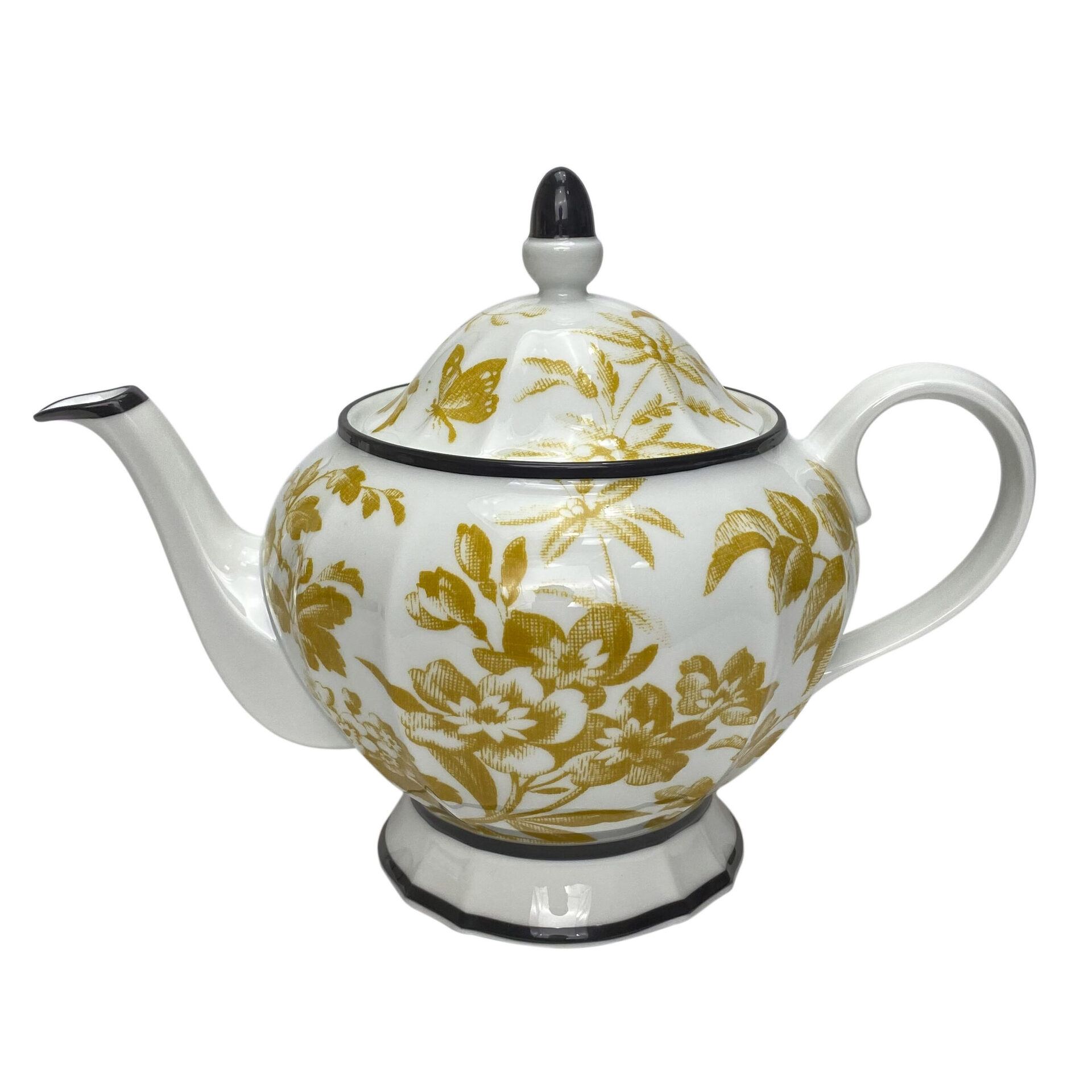 Set de Xícaras e Bule Gucci Herbarium Amarelo