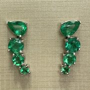 Par de Brincos Esmeraldas - 3.19 ct.