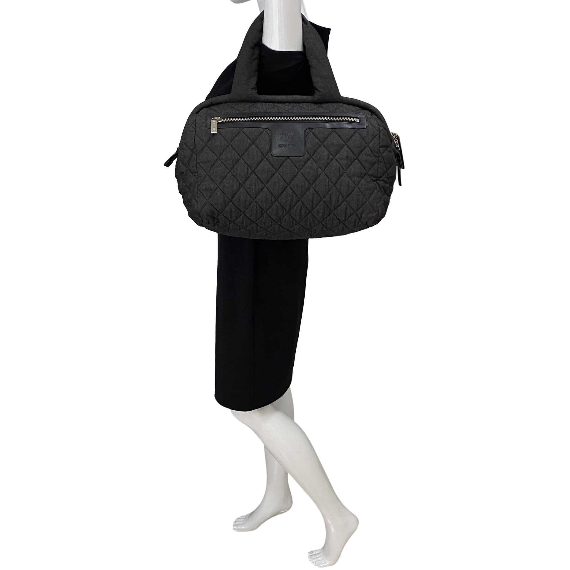 Bolsa Chanel Cocoon Bowling Grafite