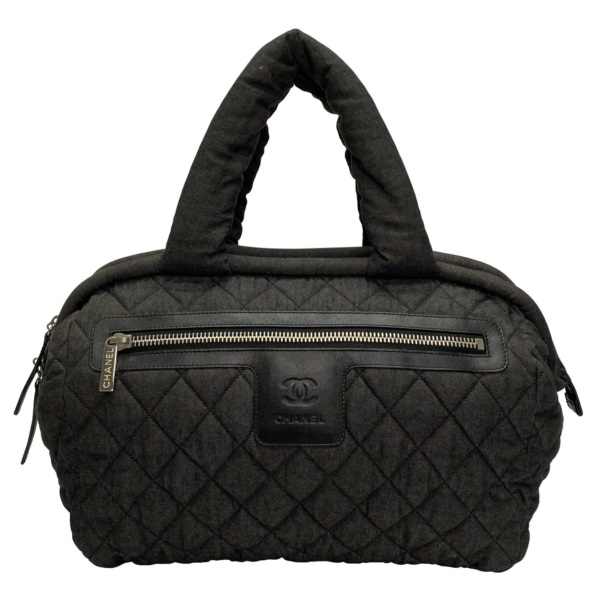 Bolsa Chanel Cocoon Bowling Grafite