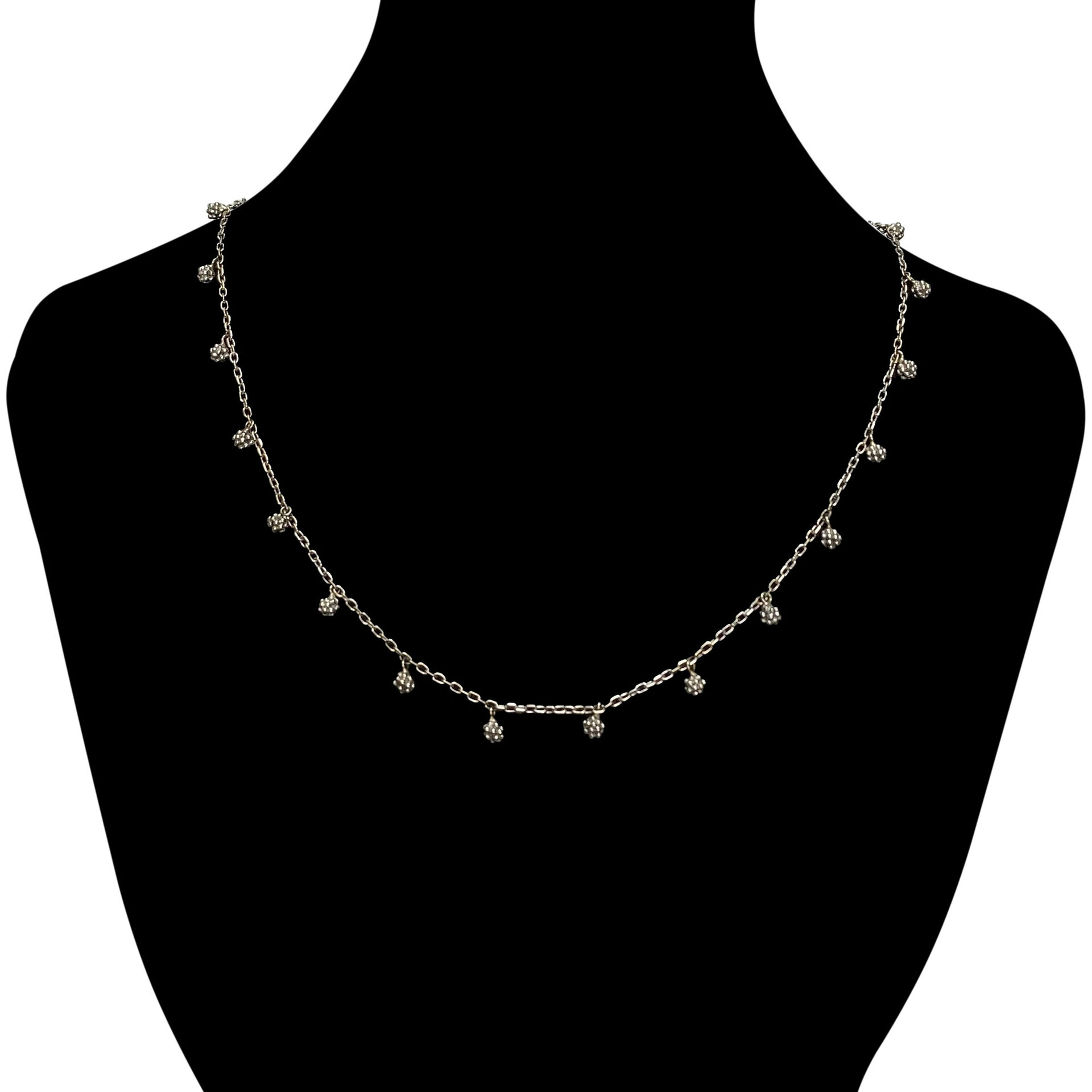 Colar Carla Amorim Amorinhas Ouro Branco